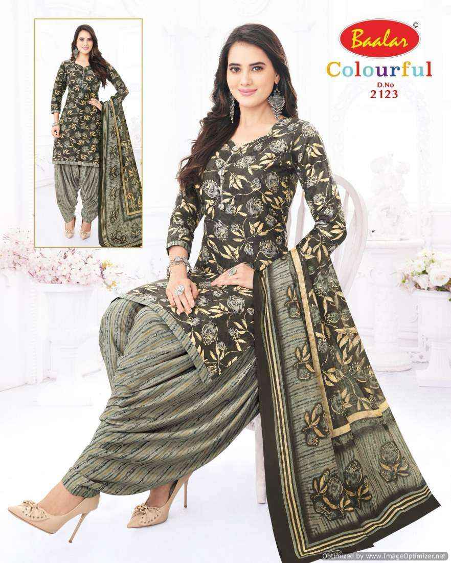 Baalar Colourful Vol 21 Pure Cotton Salwar Suits Online Shopping ( 36 Pcs Catalog )