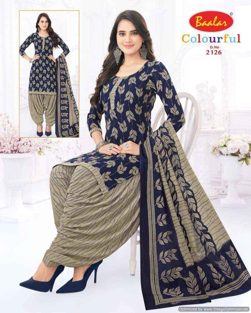 Baalar Colourful Vol 21 Pure Cotton Salwar Suits Online Shopping ( 36 Pcs Catalog )