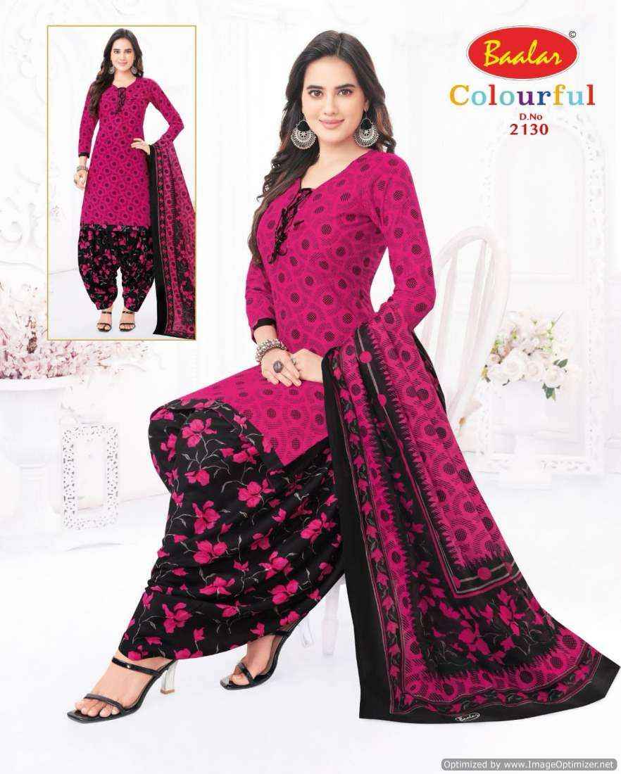 Baalar Colourful Vol 21 Pure Cotton Salwar Suits Online Shopping ( 36 Pcs Catalog )