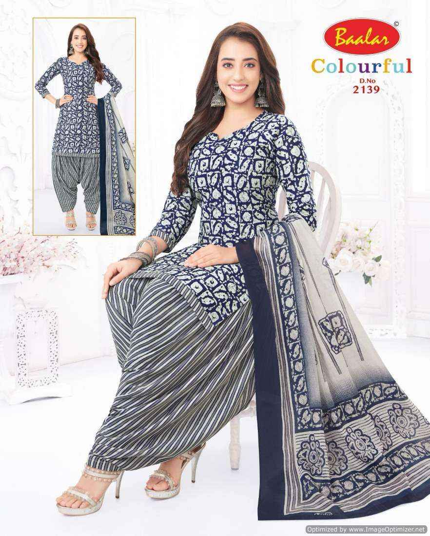 Baalar Colourful Vol 21 Pure Cotton Salwar Suits Online Shopping ( 36 Pcs Catalog )
