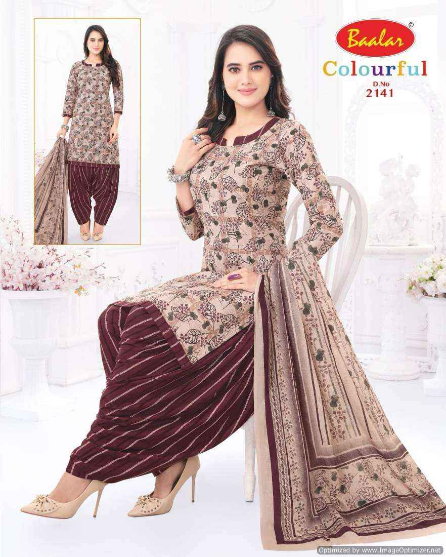 Baalar Colourful Vol 21 Pure Cotton Salwar Suits Online Shopping ( 36 Pcs Catalog )