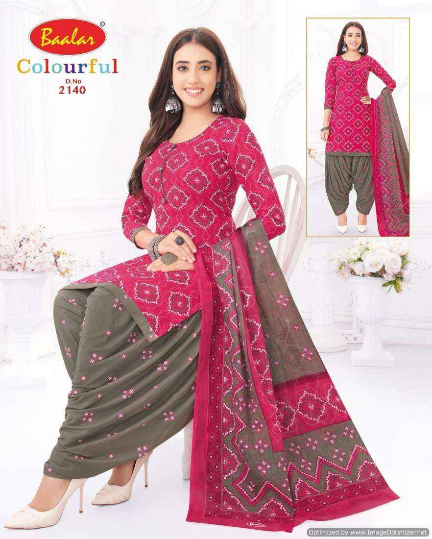 Baalar Colourful Vol 21 Pure Cotton Salwar Suits Online Shopping ( 36 Pcs Catalog )