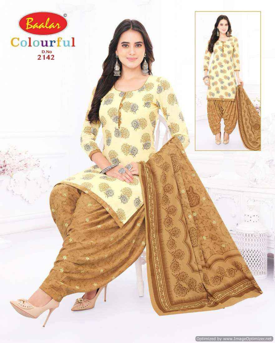 Baalar Colourful Vol 21 Pure Cotton Salwar Suits Online Shopping ( 36 Pcs Catalog )