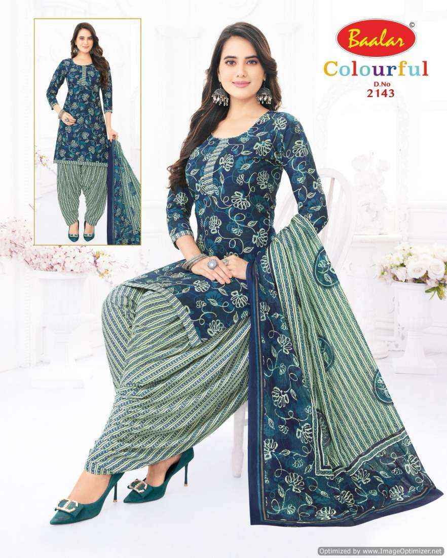 Baalar Colourful Vol 21 Pure Cotton Salwar Suits Online Shopping ( 36 Pcs Catalog )