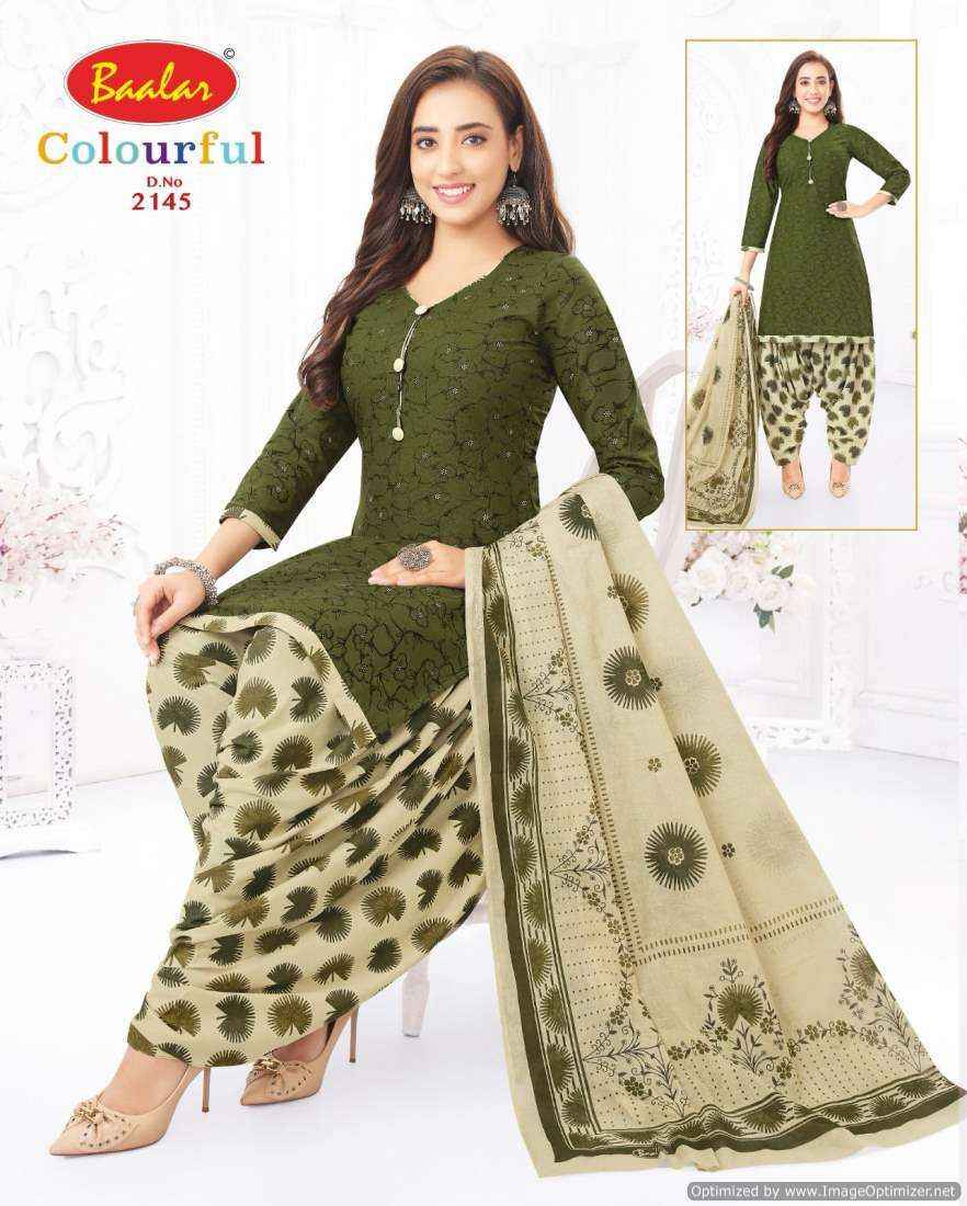 Baalar Colourful Vol 21 Pure Cotton Salwar Suits Online Shopping ( 36 Pcs Catalog )