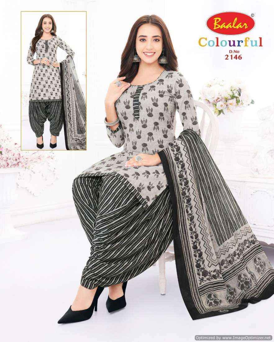 Baalar Colourful Vol 21 Pure Cotton Salwar Suits Online Shopping ( 36 Pcs Catalog )