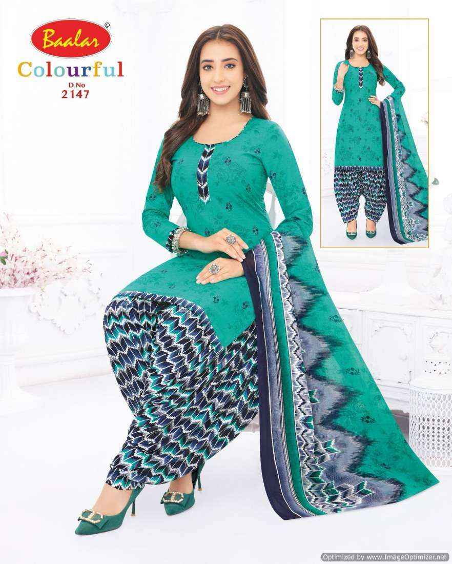 Baalar Colourful Vol 21 Pure Cotton Salwar Suits Online Shopping ( 36 Pcs Catalog )
