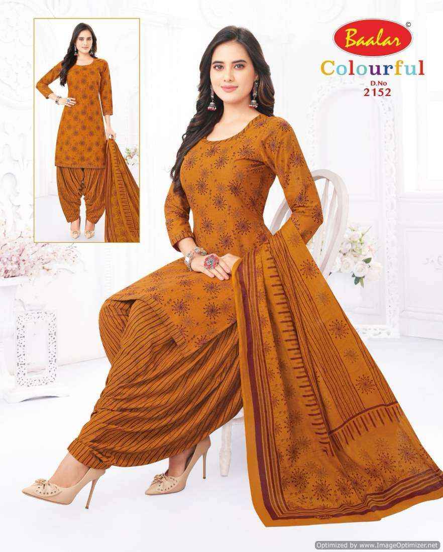 Baalar Colourful Vol 21 Pure Cotton Salwar Suits Online Shopping ( 36 Pcs Catalog )
