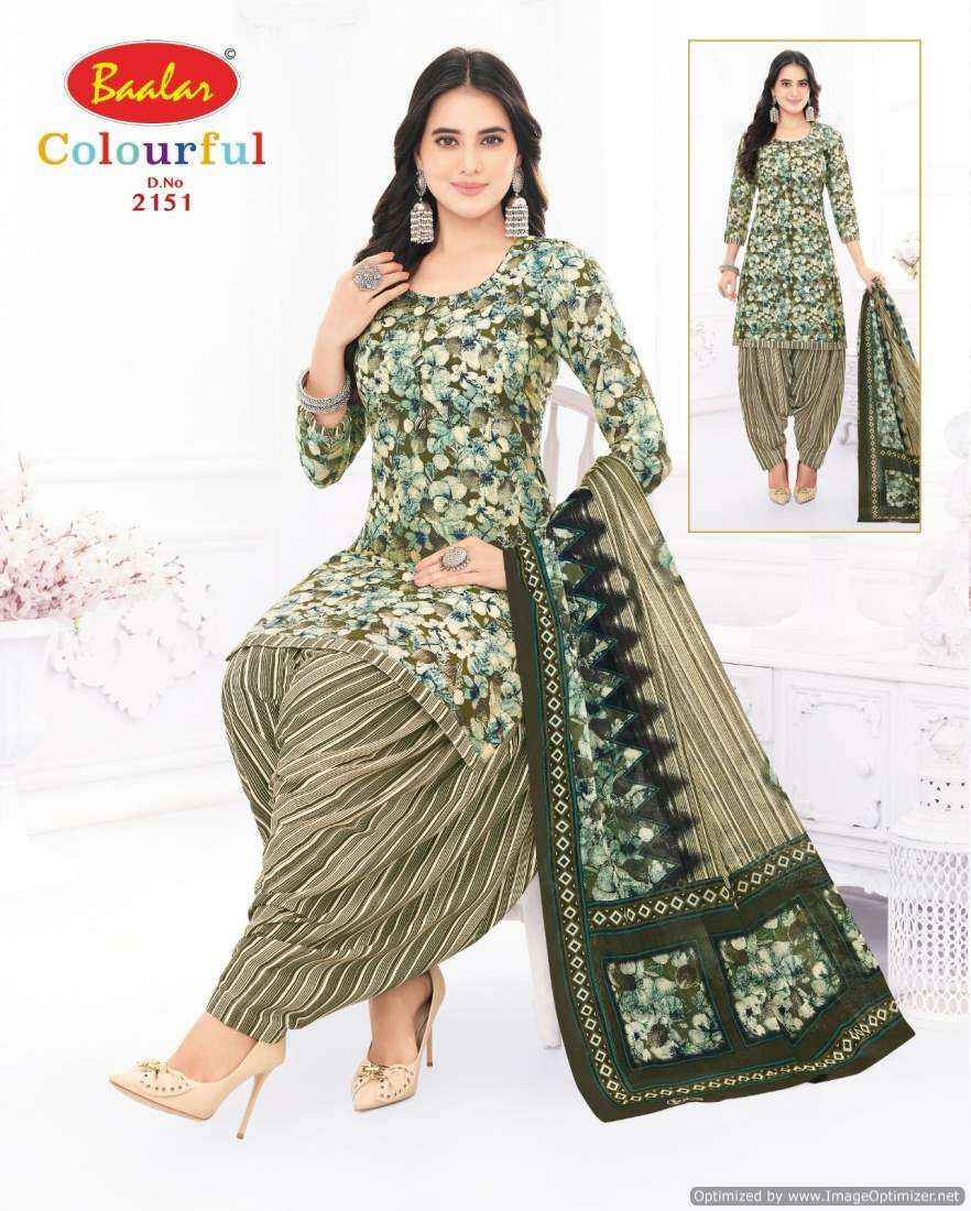 Baalar Colourful Vol 21 Pure Cotton Salwar Suits Online Shopping ( 36 Pcs Catalog )