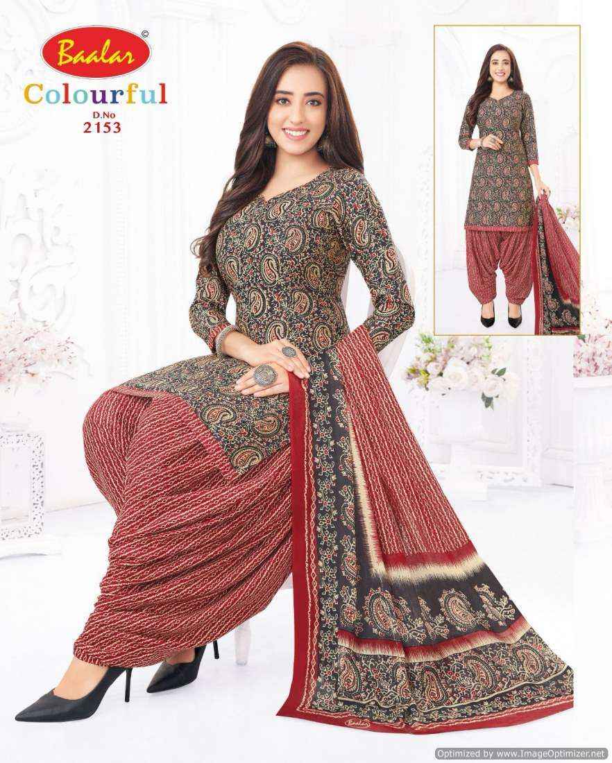 Baalar Colourful Vol 21 Pure Cotton Salwar Suits Online Shopping ( 36 Pcs Catalog )