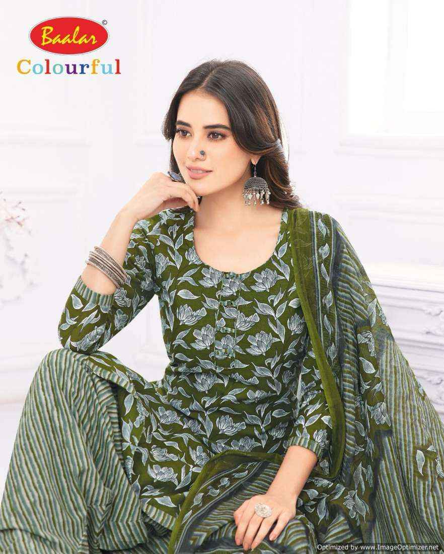Baalar Colourful Vol 21 Pure Cotton Salwar Suits Online Shopping ( 36 Pcs Catalog )
