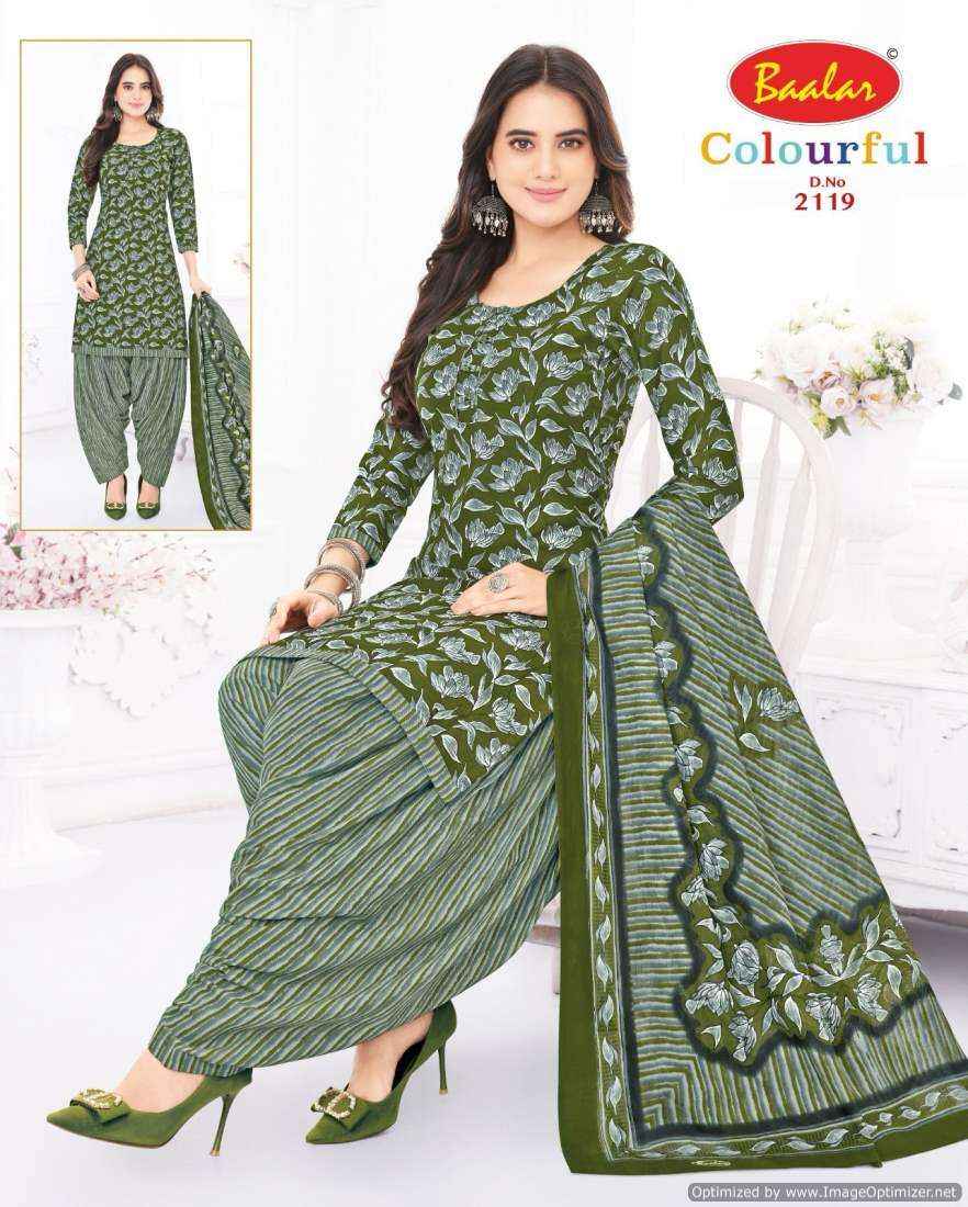 Baalar Colourful Vol 21 Pure Cotton Salwar Suits Online Shopping ( 36 Pcs Catalog )