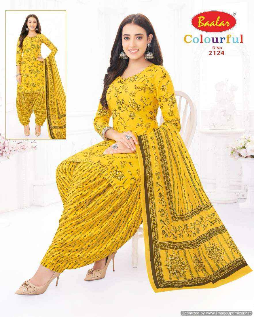 Baalar Colourful Vol 21 Pure Cotton Salwar Suits Online Shopping ( 36 Pcs Catalog )