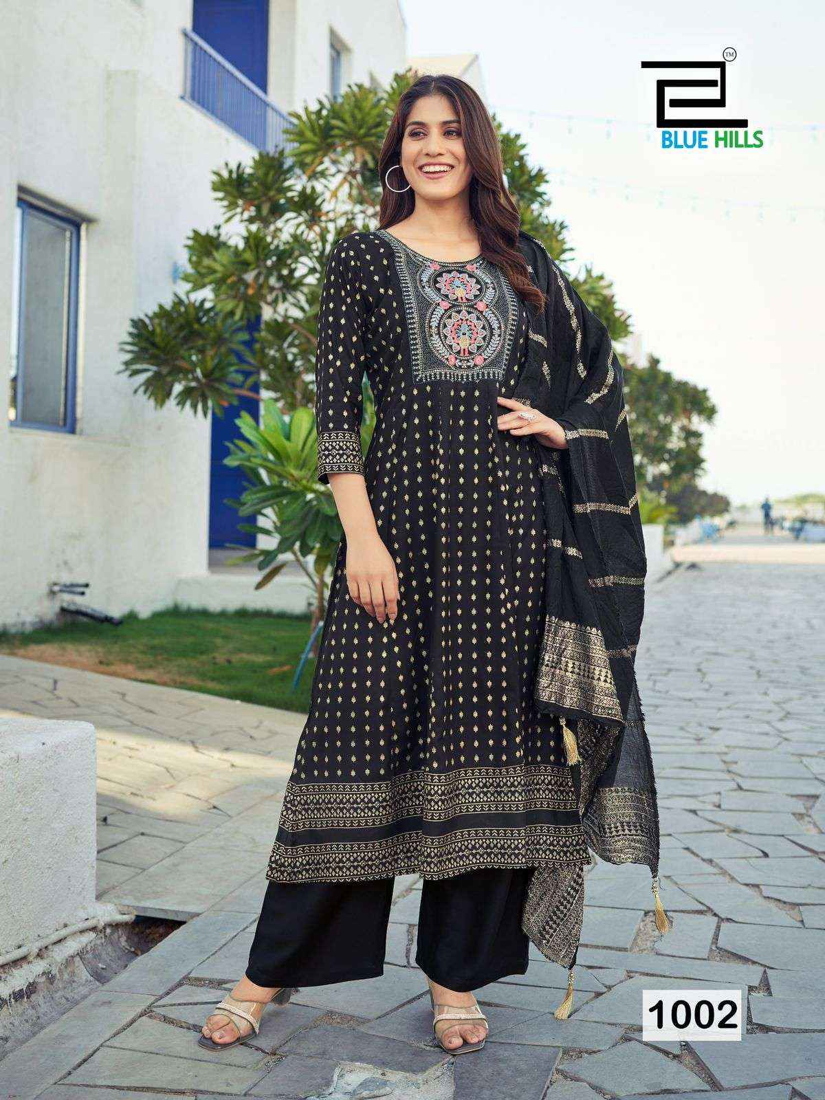 Blue Hills Muskan Designer Readymade Suits  ( 8 pcs Catalog )