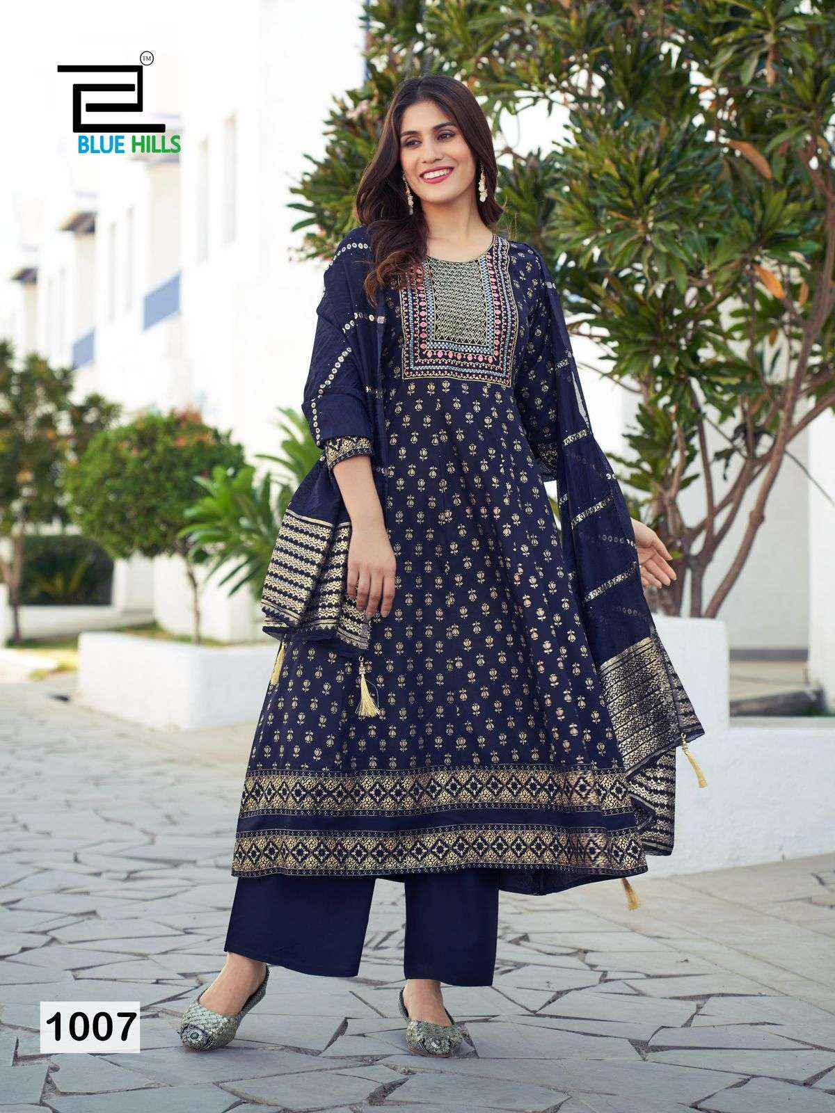 Blue Hills Muskan Designer Readymade Suits  ( 8 pcs Catalog )