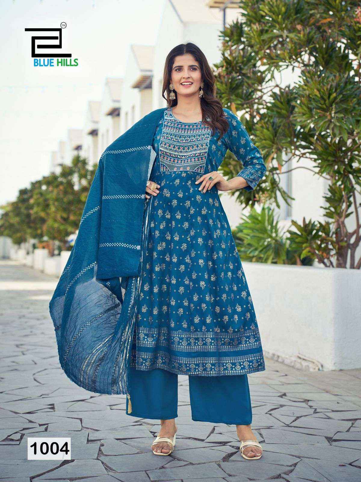 Blue Hills Muskan Designer Readymade Suits  ( 8 pcs Catalog )