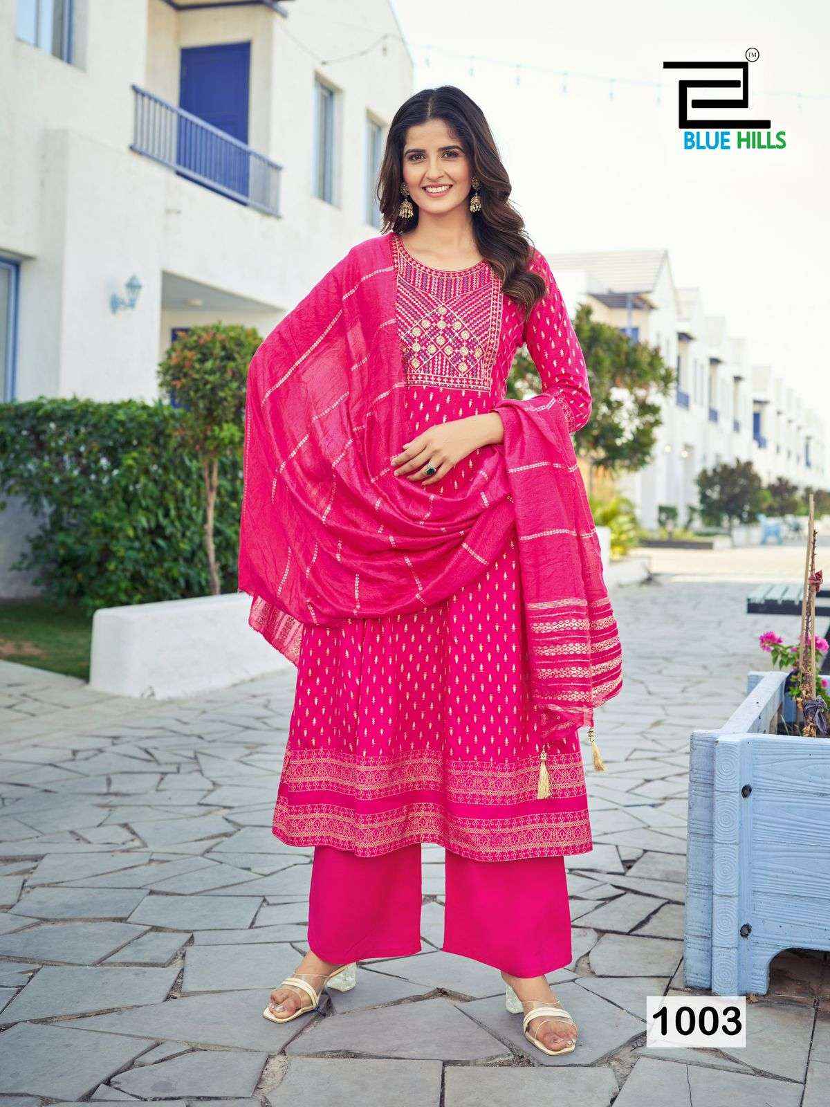 Blue Hills Muskan Designer Readymade Suits  ( 8 pcs Catalog )