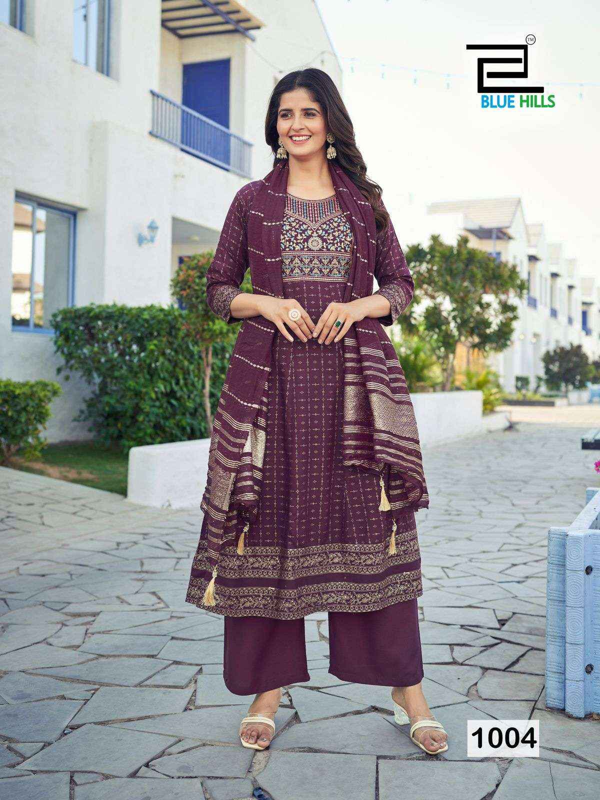 Blue Hills Muskan Designer Readymade Suits  ( 8 pcs Catalog )