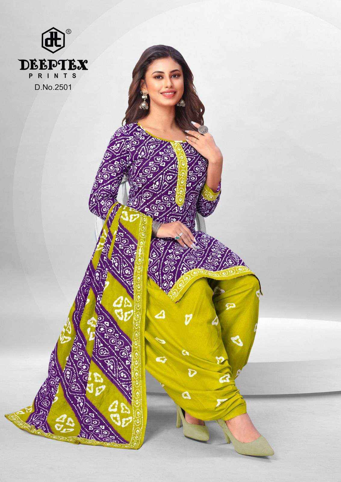 Deeptex Batik Plus Vol 25 Batik Cotton salwar Suits  ( 10 Pcs Catalog )