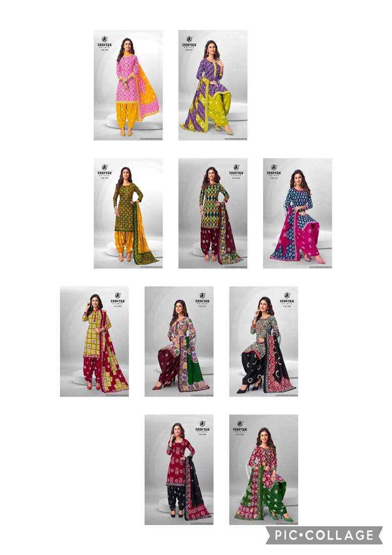 Deeptex Batik Plus Vol 25 Batik Cotton salwar Suits  ( 10 Pcs Catalog )