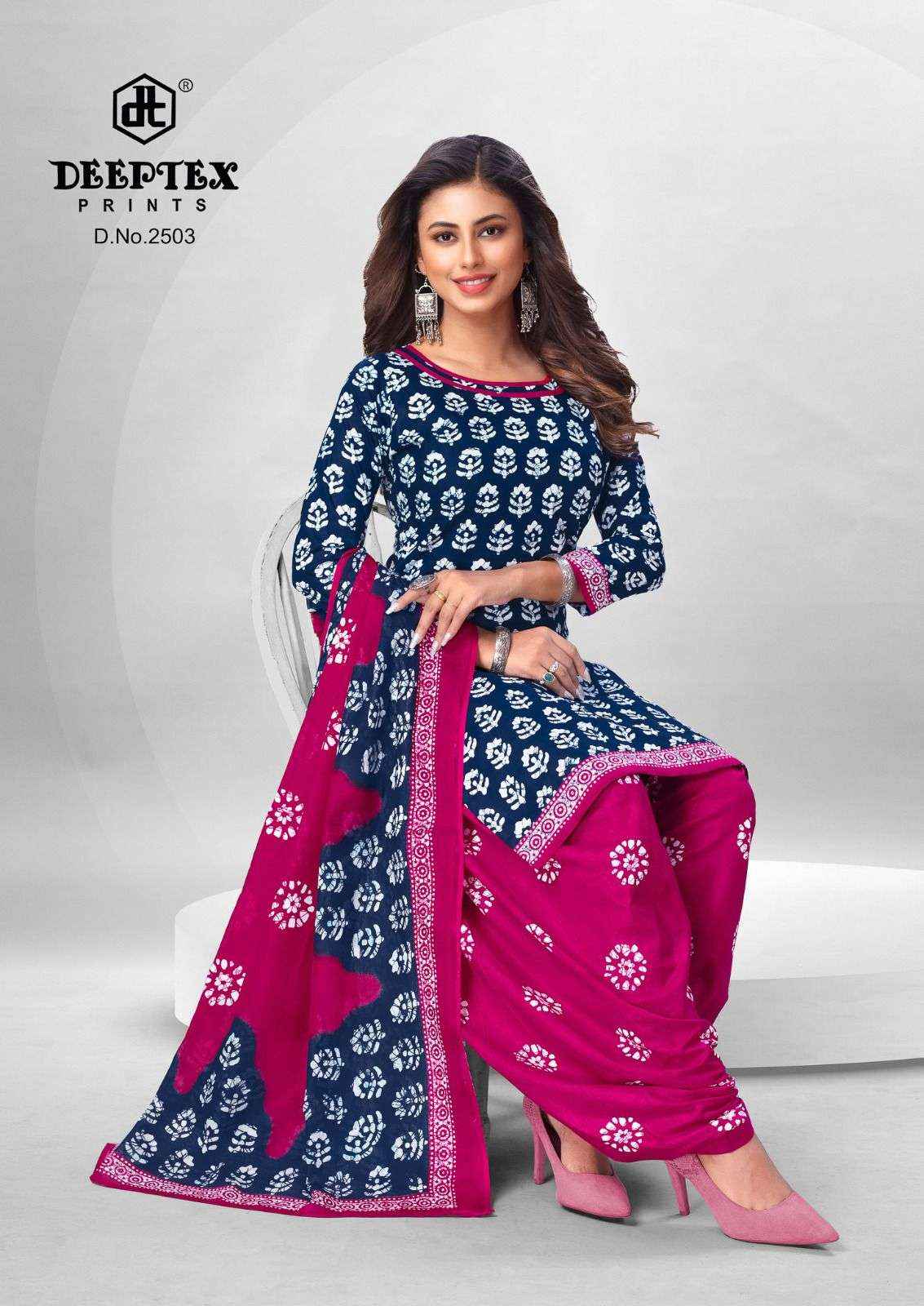 Deeptex Batik Plus Vol 25 Batik Cotton salwar Suits  ( 10 Pcs Catalog )