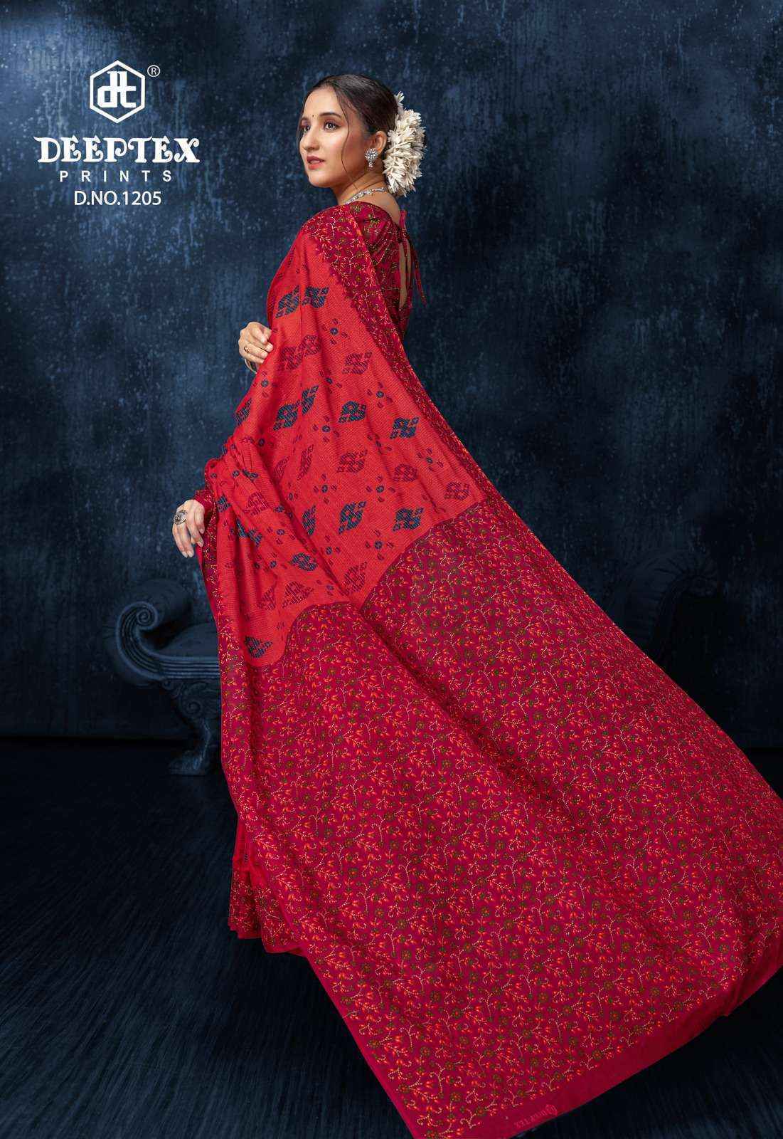 Deeptex Prime Time Vol 12 Cotton Saree 10 pcs Catalogue