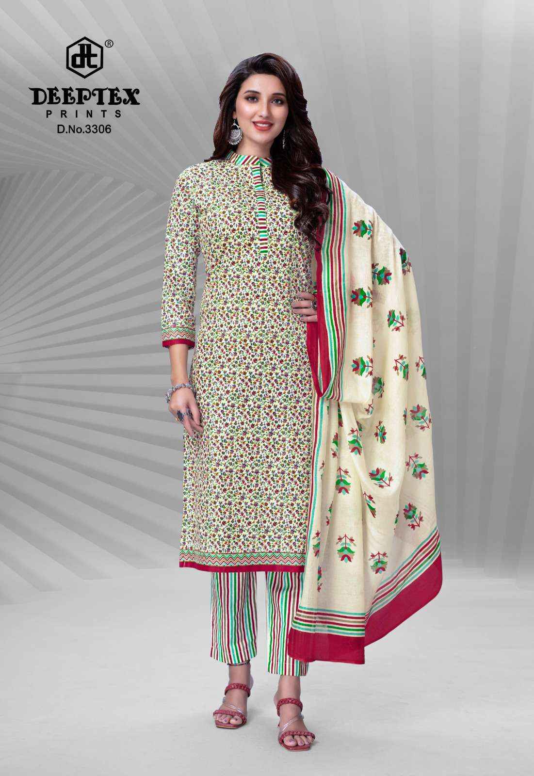 DEEPTEX PRINTS CHIEF GUEST VOL 33 COTTON SALWAR SUITS ( 15 PCS CATALOG )