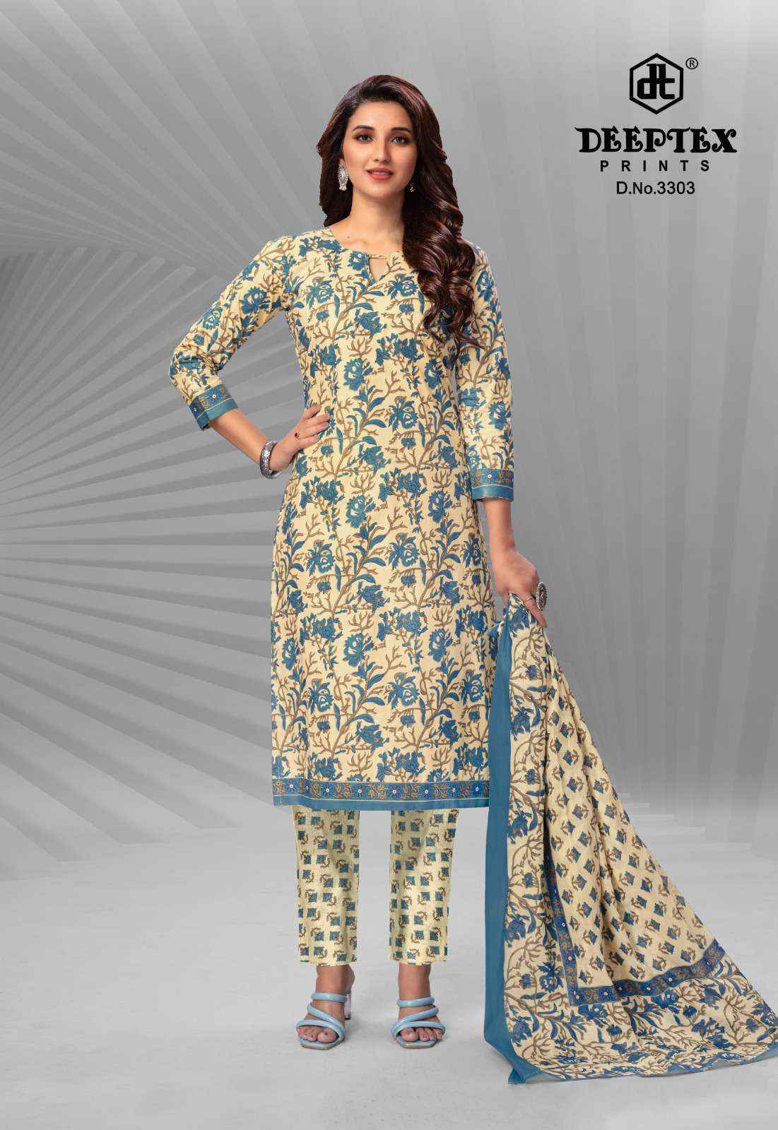 DEEPTEX PRINTS CHIEF GUEST VOL 33 COTTON SALWAR SUITS ( 15 PCS CATALOG )