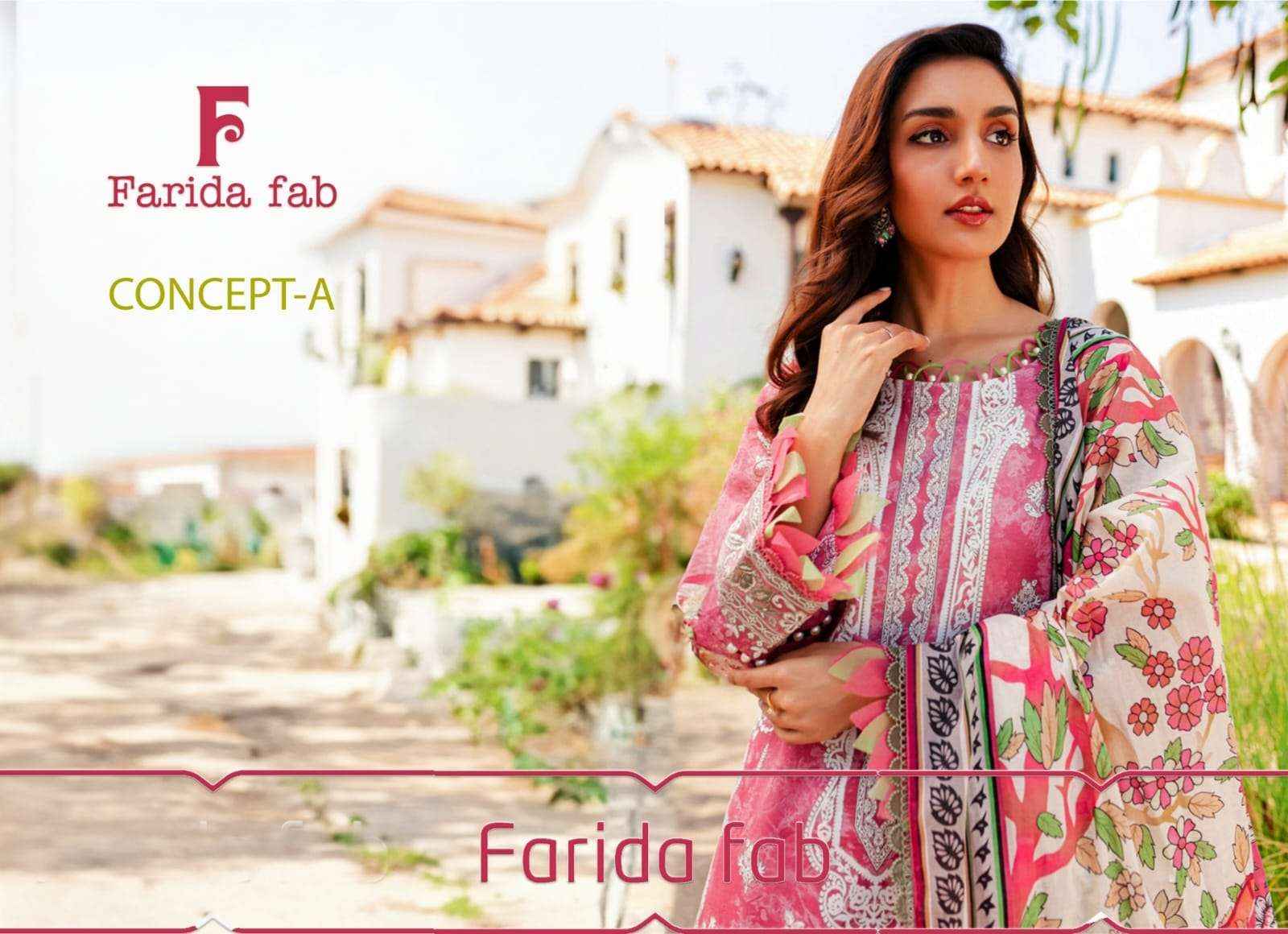 FARIDA FAB KARACHI PRINT VOL-1 COTTON DIGITAL PRINT SUIT ( 6 PCS CATALOG )