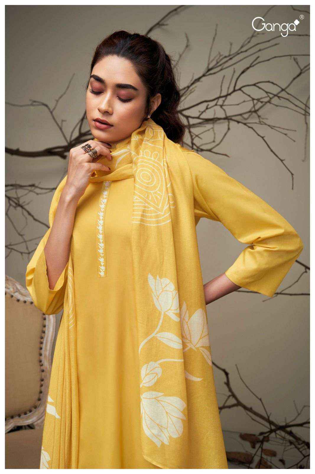 Ganga Elana 2572 Buy Women Cotton Salwar Suit Online Sales (4 pcs catalog )