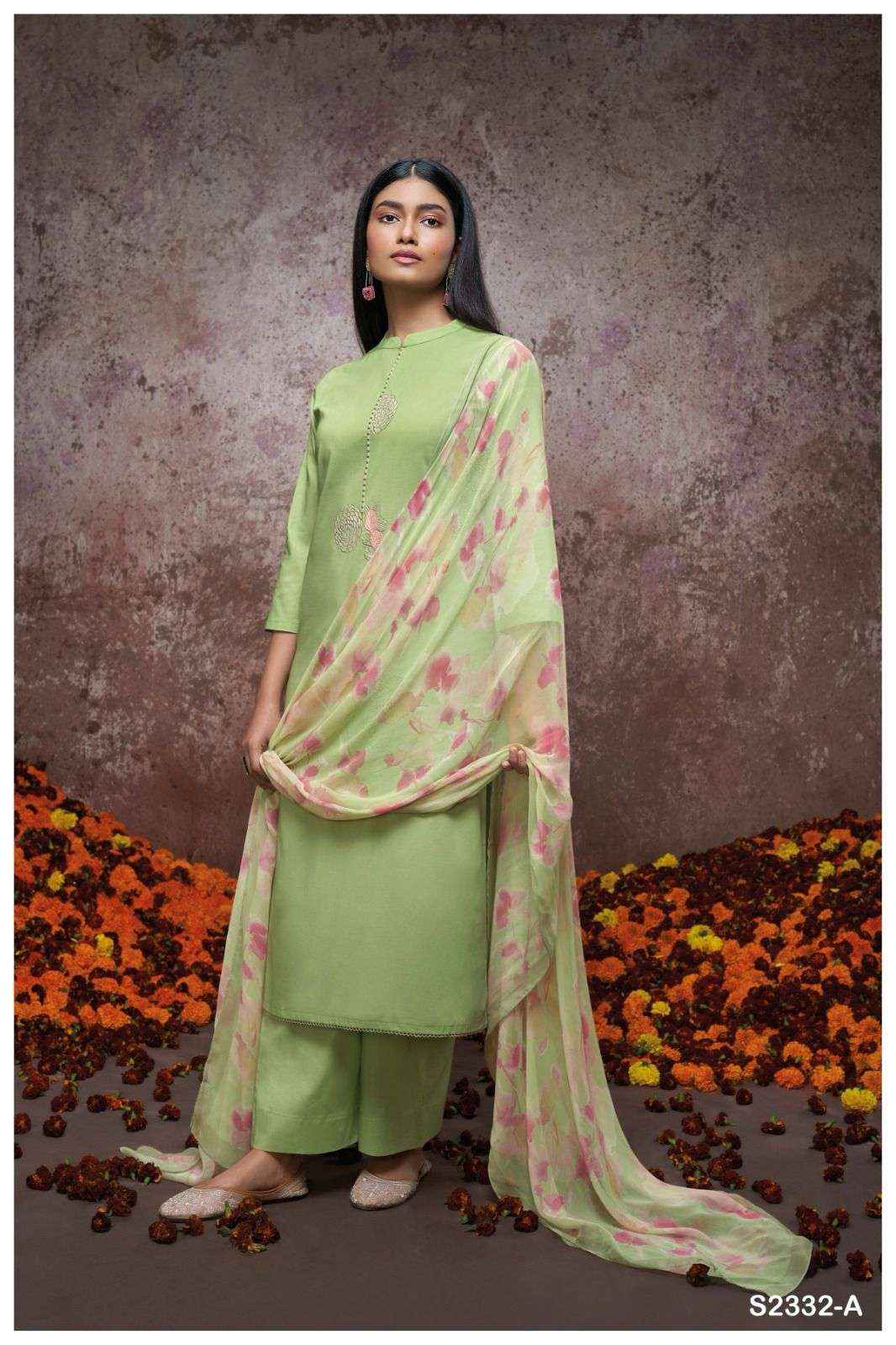 Ganga Valerie 2332 Fancy Cotton Salwar Suit Catalog Dealers