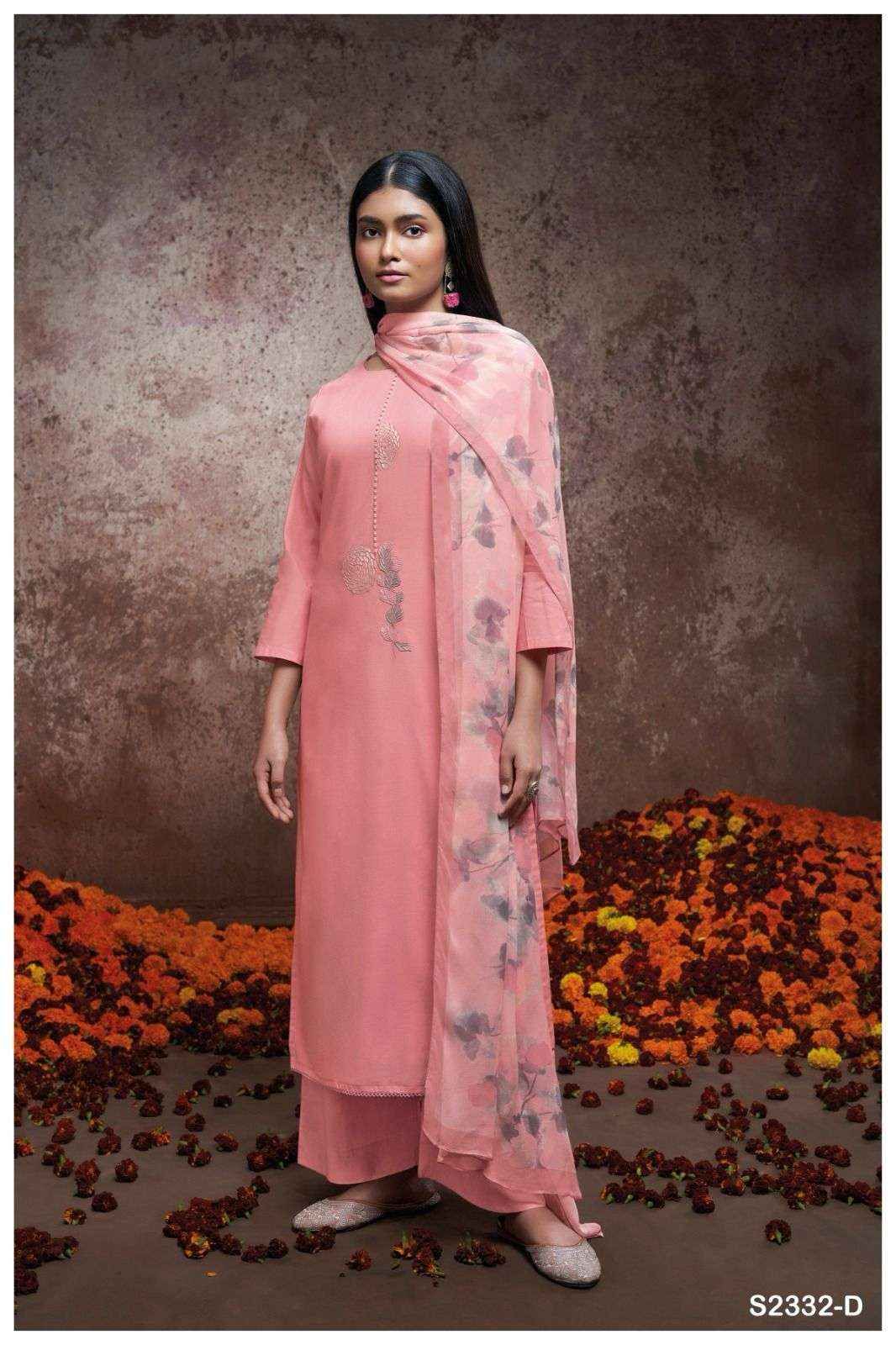 Ganga Valerie 2332 Fancy Cotton Salwar Suit Catalog Dealers