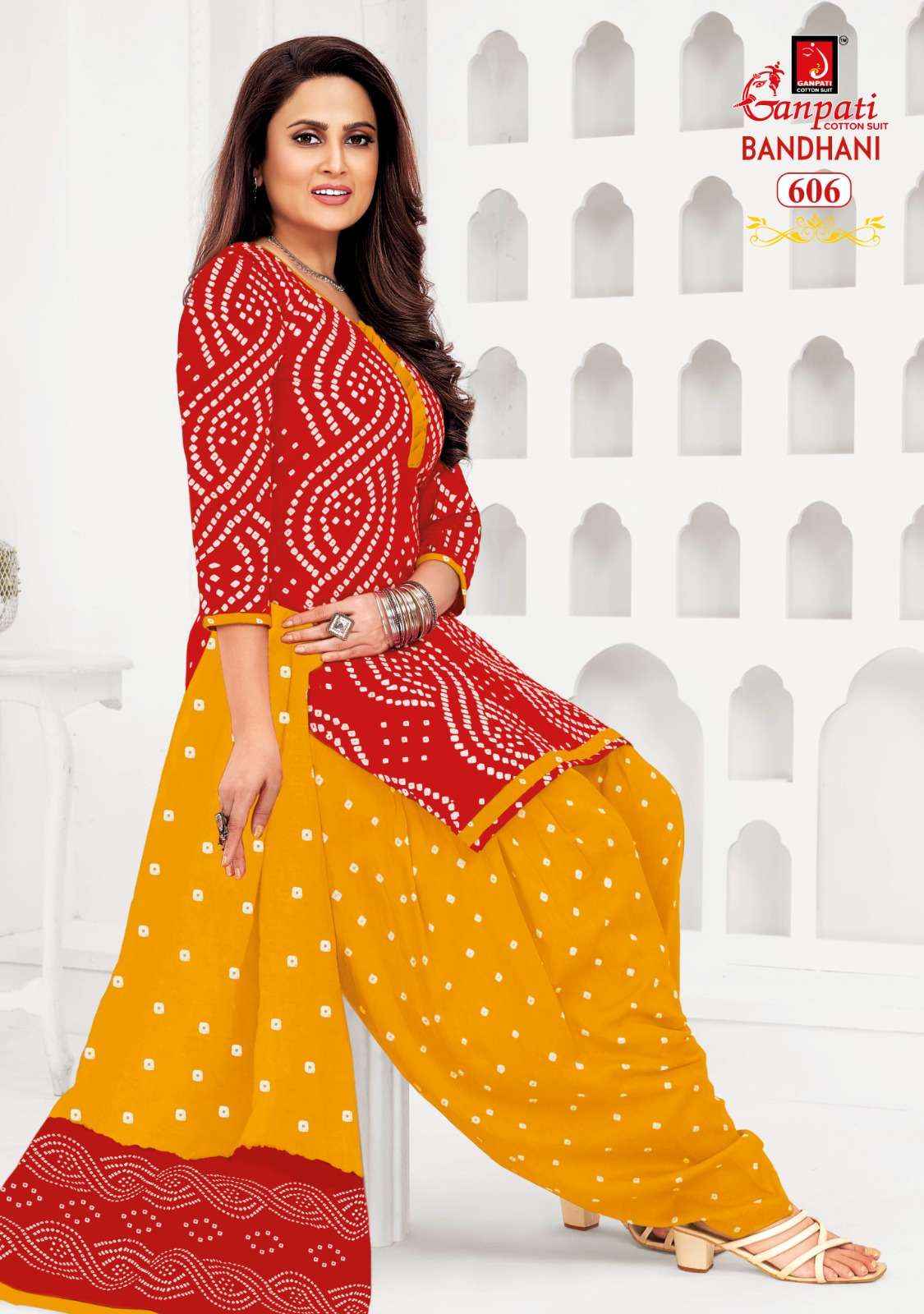 GANPATI BANDHANI VOL 15 COTTON PRINTED SALWAR SUITs ( 15 pcs catalog )