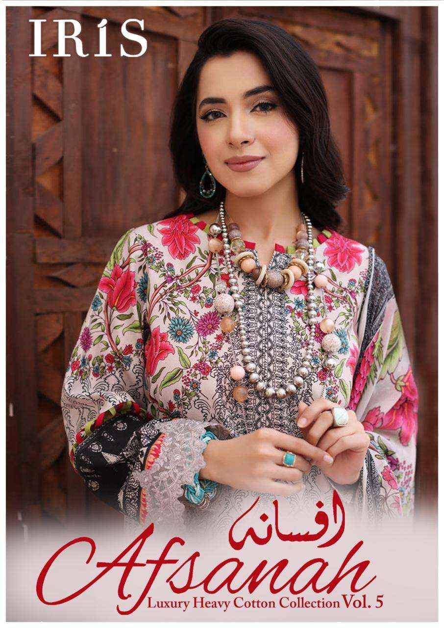 IRIS AFSANAH VOL 5 COTTON DIGITAL PRINT PAKISTANI SUIT ( 10 PCS CATALOG )