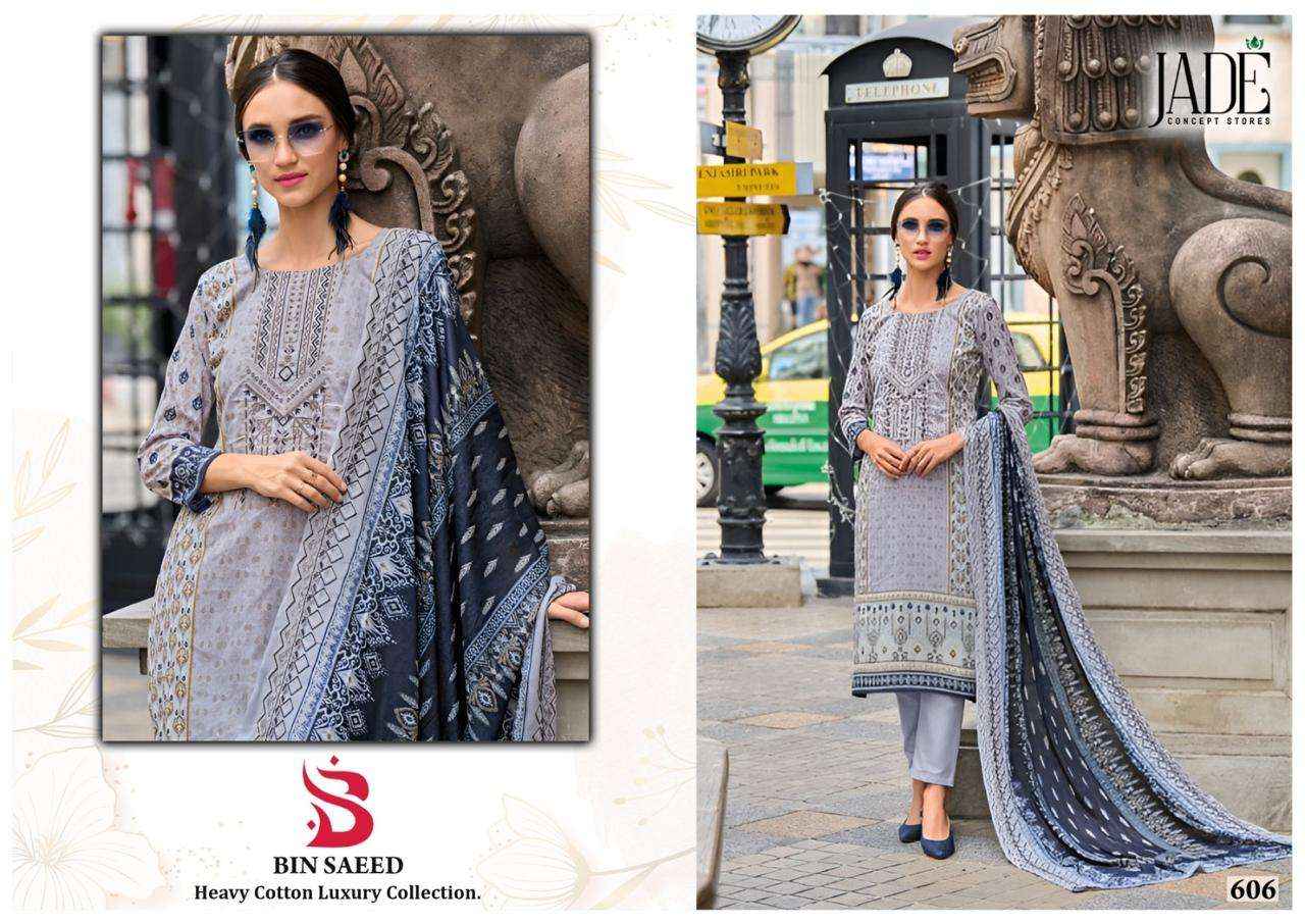 JADE BIN SAEED VOL 6 PURE COTTON PAKISTANI SUITS ( 6 PCS CATALOG )