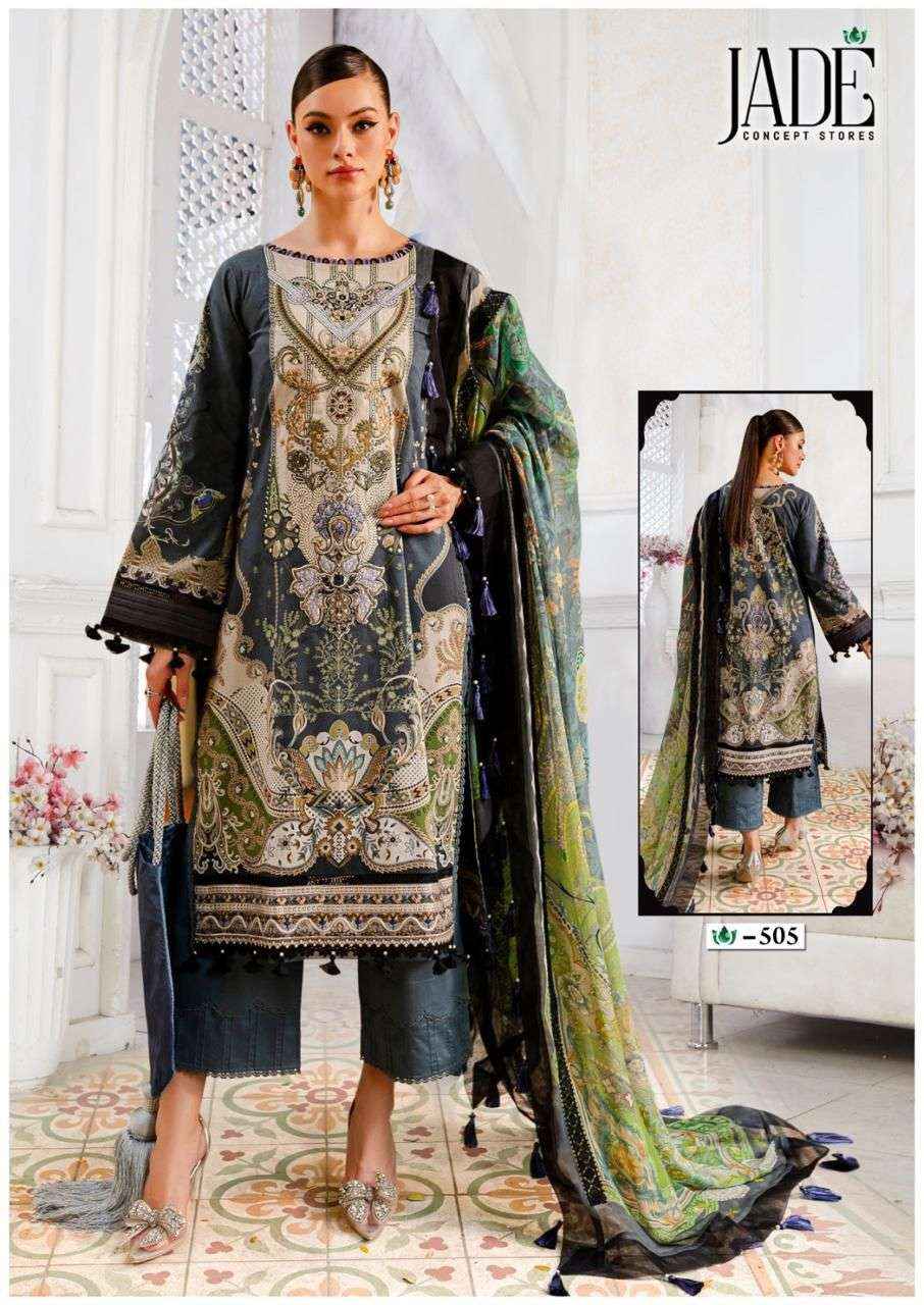 JADE CRIMSON EXCLUSIVE HEAVY LAWN COLLECTION VOL 5 LAWN COTTON SUITS ( 6 PCS CATALOG )