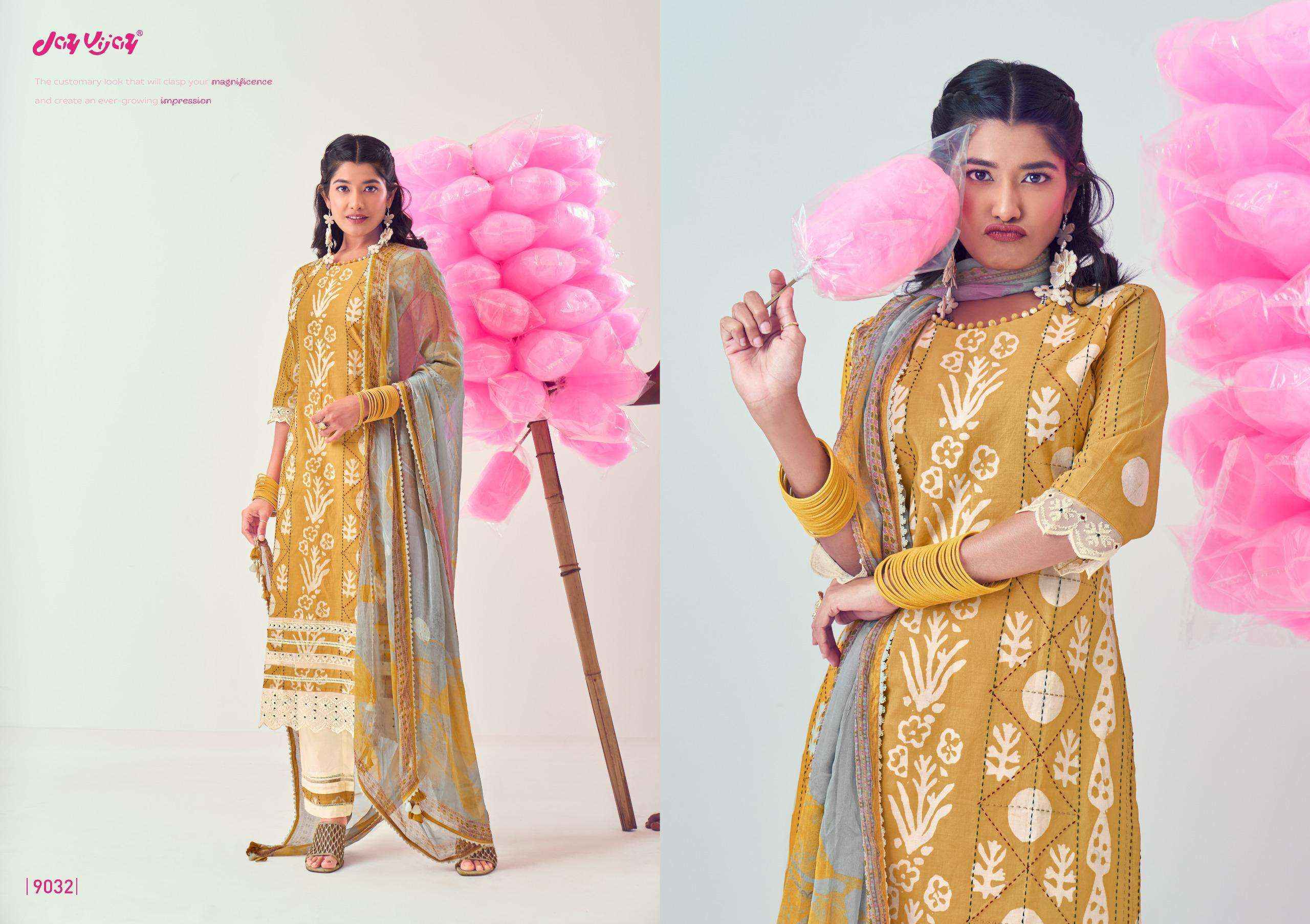 Jay Vijay Mela Pure Cotton Ladies Suits Latest Catalog ( 6 Pcs Catalog )