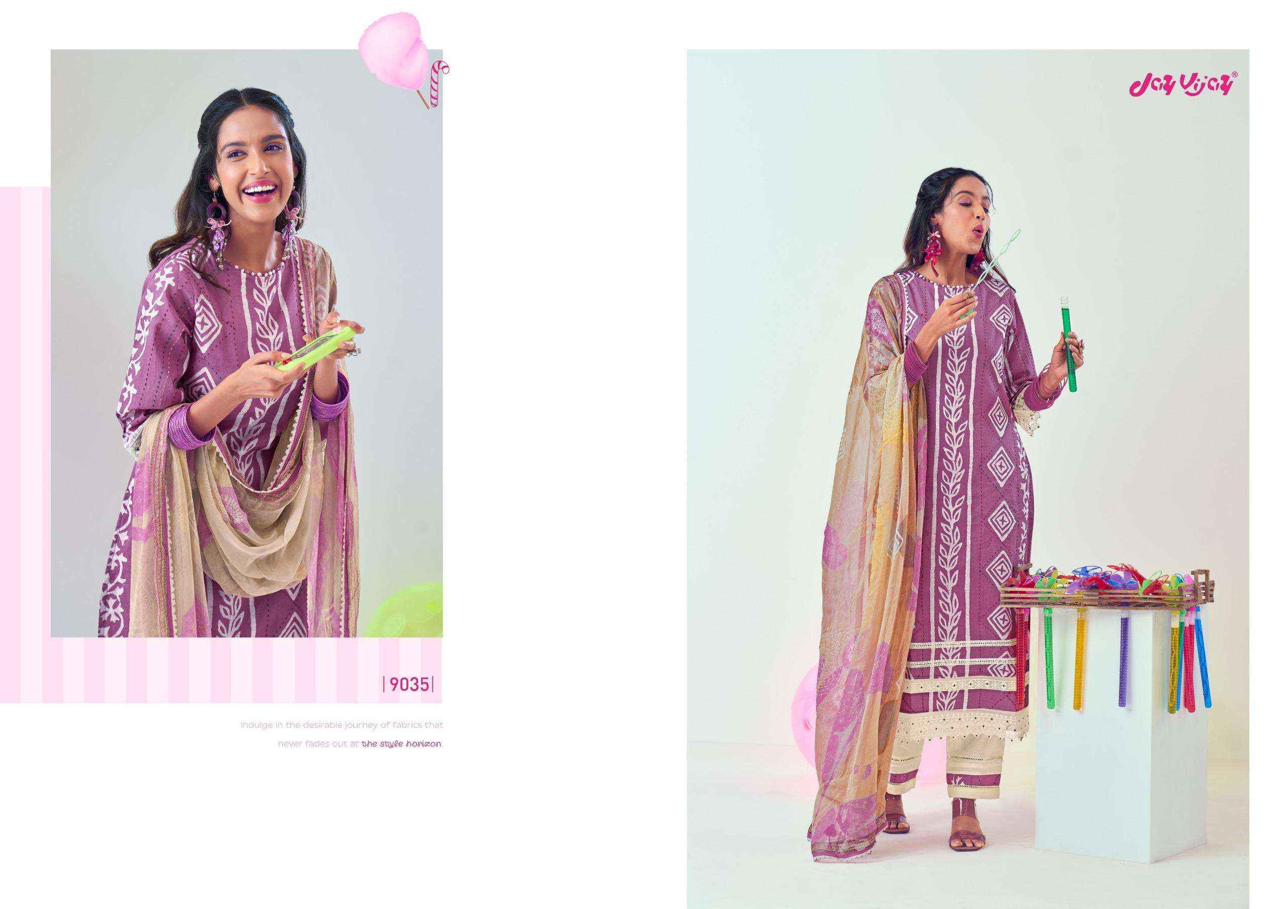 Jay Vijay Mela Pure Cotton Ladies Suits Latest Catalog ( 6 Pcs Catalog )