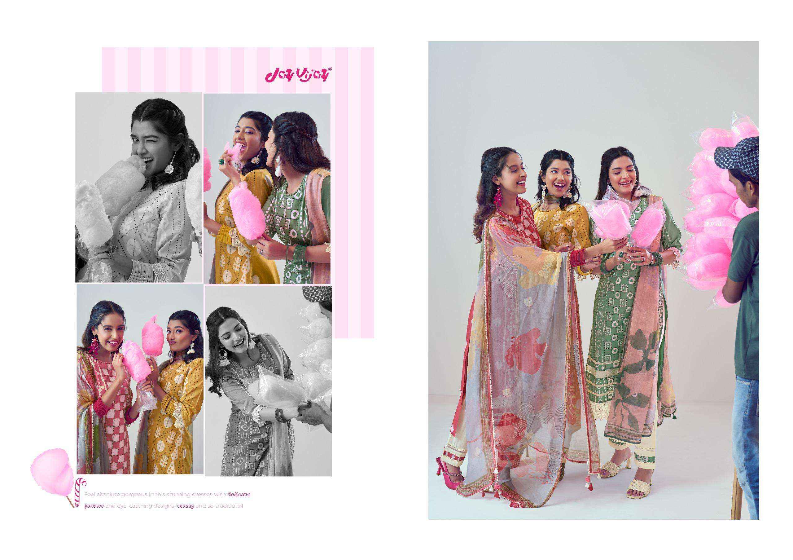 Jay Vijay Mela Pure Cotton Ladies Suits Latest Catalog ( 6 Pcs Catalog )