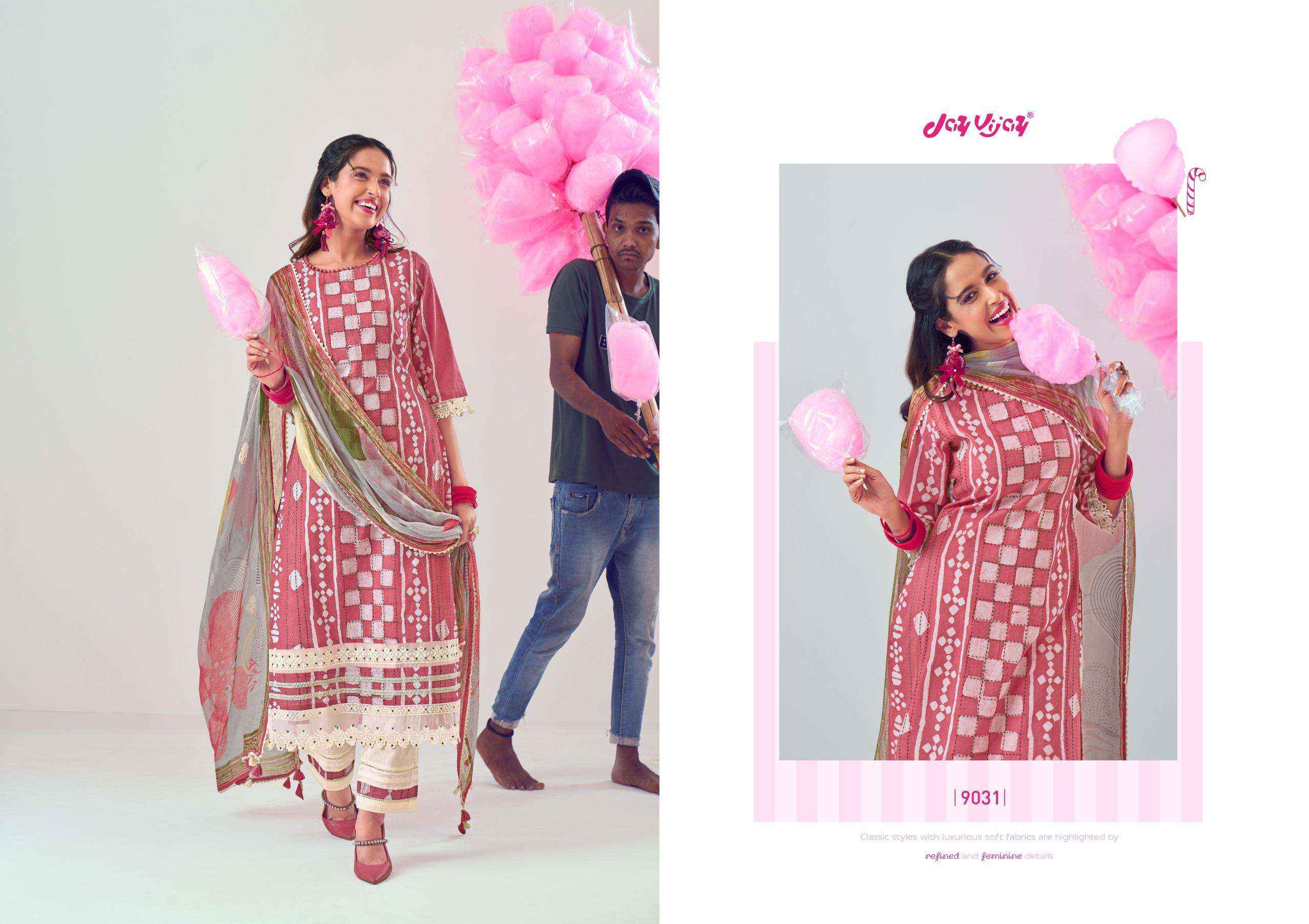 Jay Vijay Mela Pure Cotton Ladies Suits Latest Catalog ( 6 Pcs Catalog )