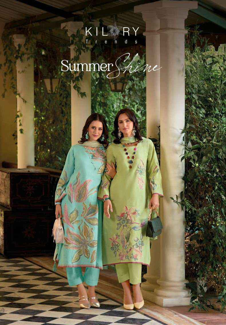 Kilory Trends Summer Shine Exclusive Fancy Cotton Suits Catalog Exporters (6 pcs catalog )