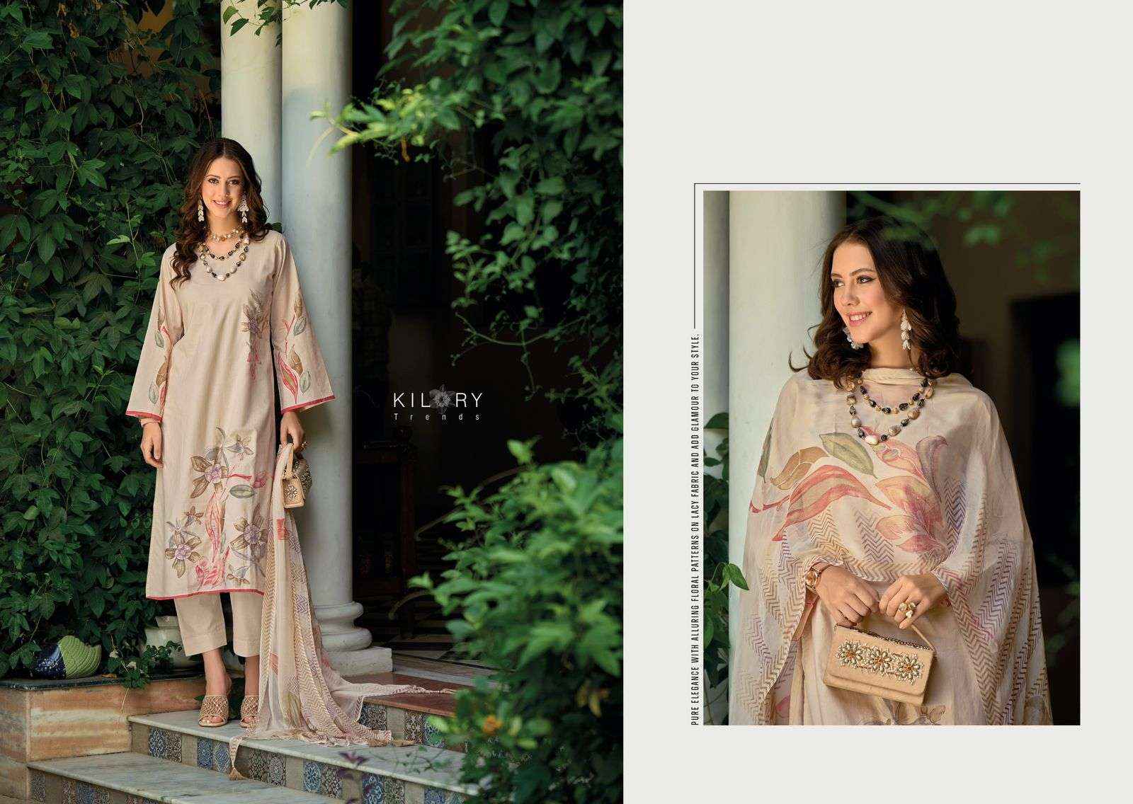 Kilory Trends Summer Shine Exclusive Fancy Cotton Suits Catalog Exporters (6 pcs catalog )