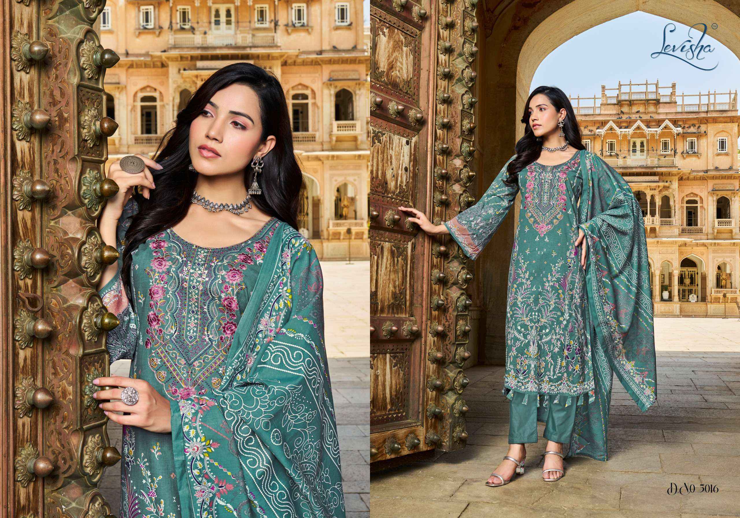 LEVISHA NAIRA NX VOL 5 COTTON PAKISTANI DRESS MATERIAL ( 6 PCS CATALOG )