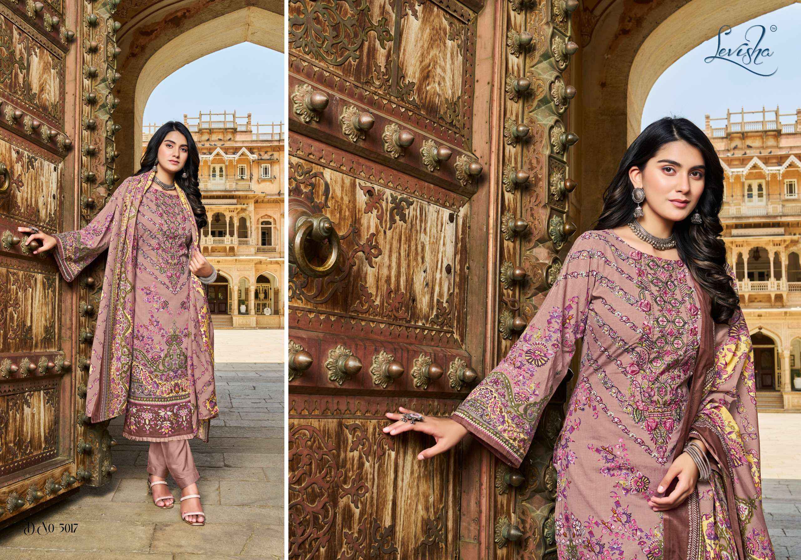 LEVISHA NAIRA NX VOL 5 COTTON PAKISTANI DRESS MATERIAL ( 6 PCS CATALOG )