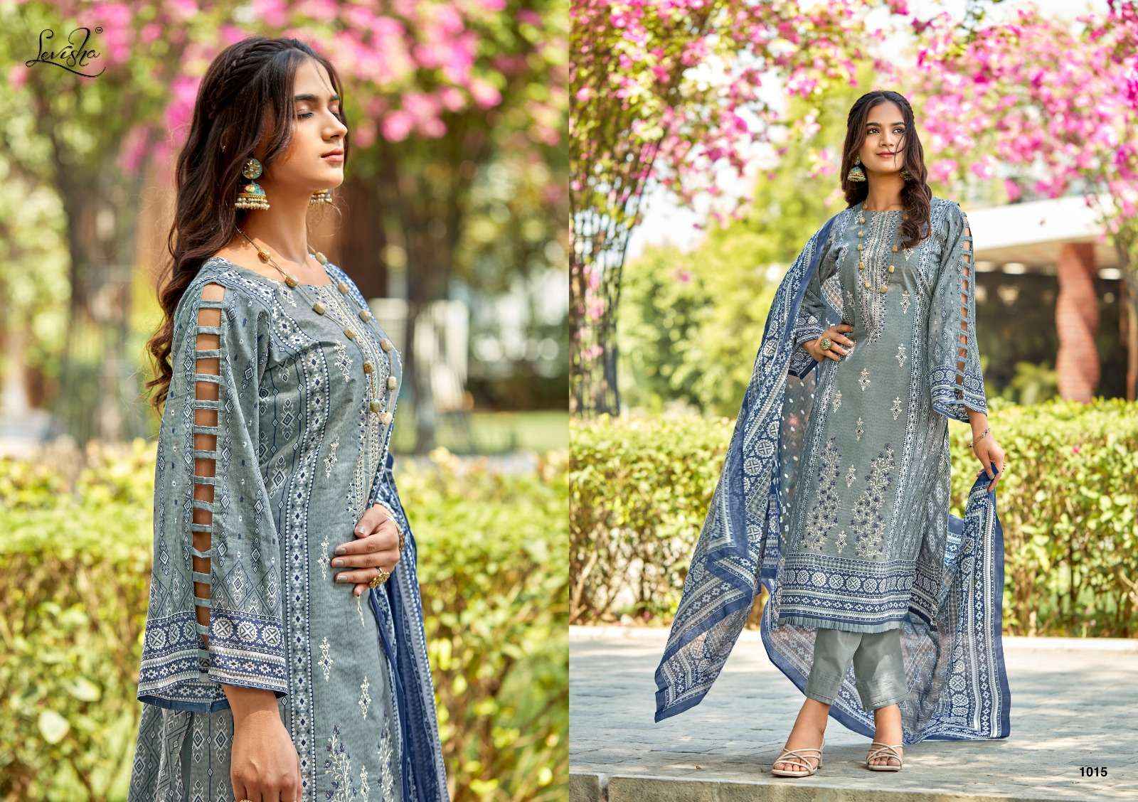 LEVISHA SANA SAMIYA COTTON DESIGNER SALWAR KAMEEZ ( 6 PCS CATALOG )