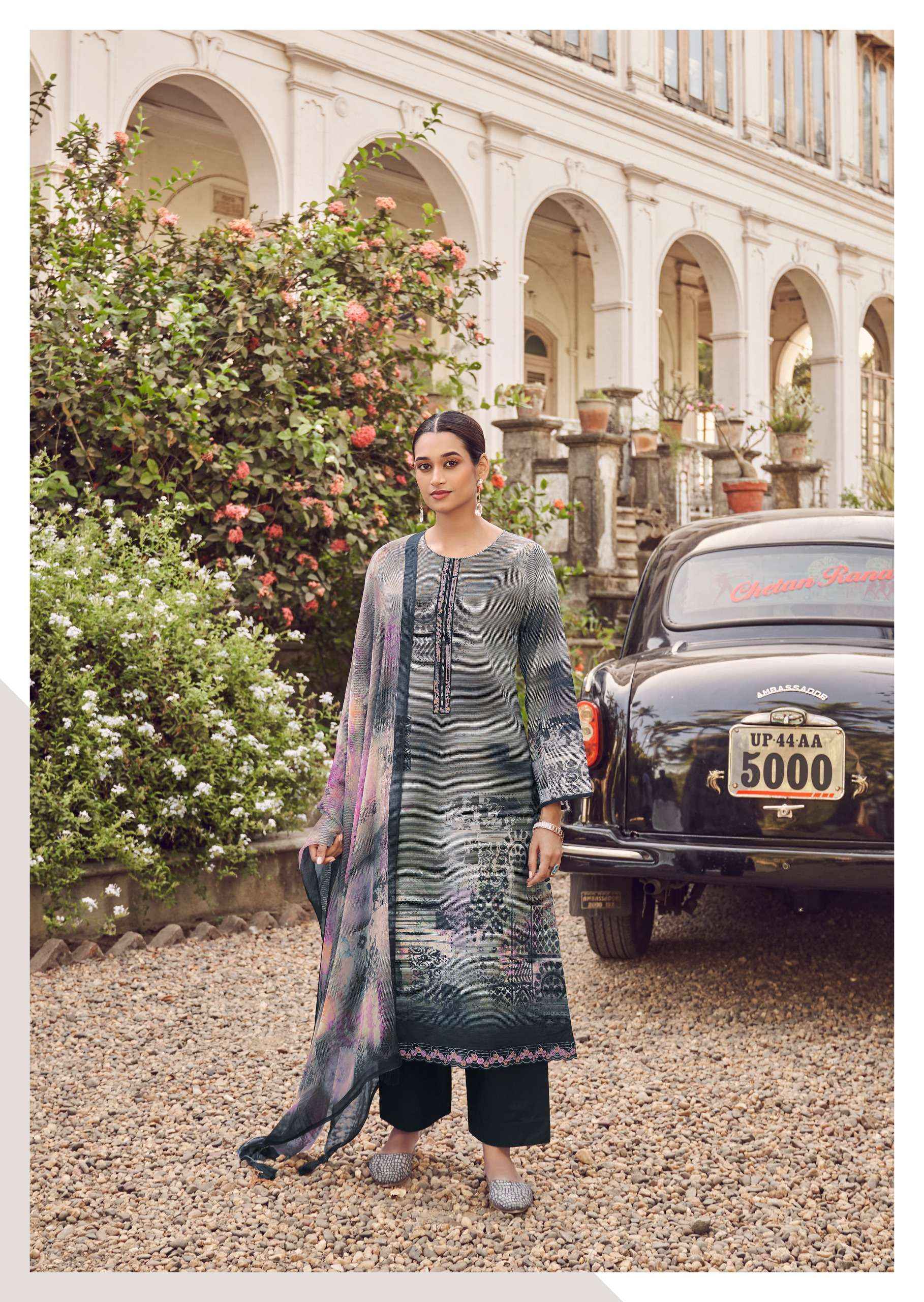 PRM TRENDZ NOORIN LINEN COTTON SUITS ( 8 PCS CATALOG )