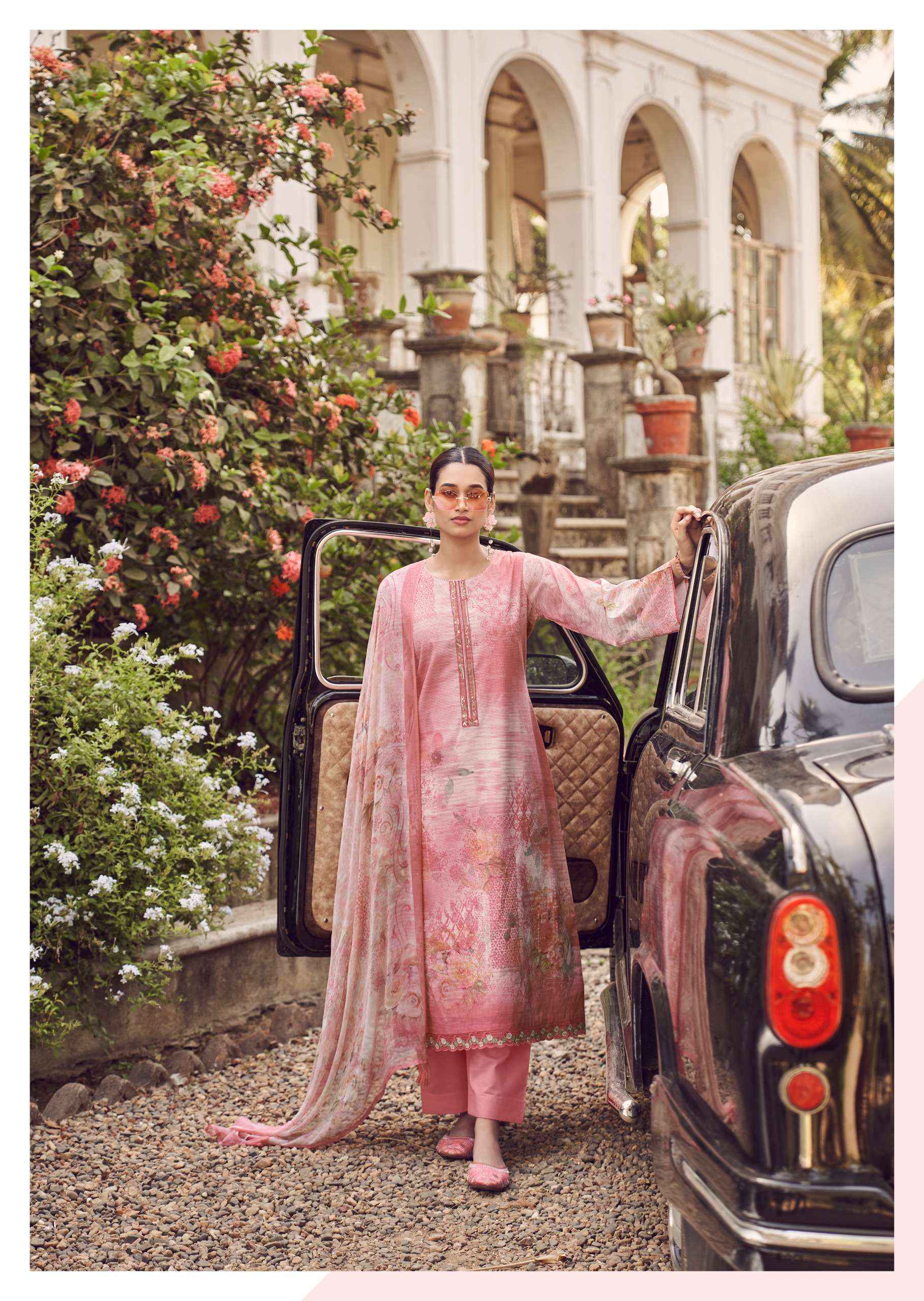 PRM TRENDZ NOORIN LINEN COTTON SUITS ( 8 PCS CATALOG )