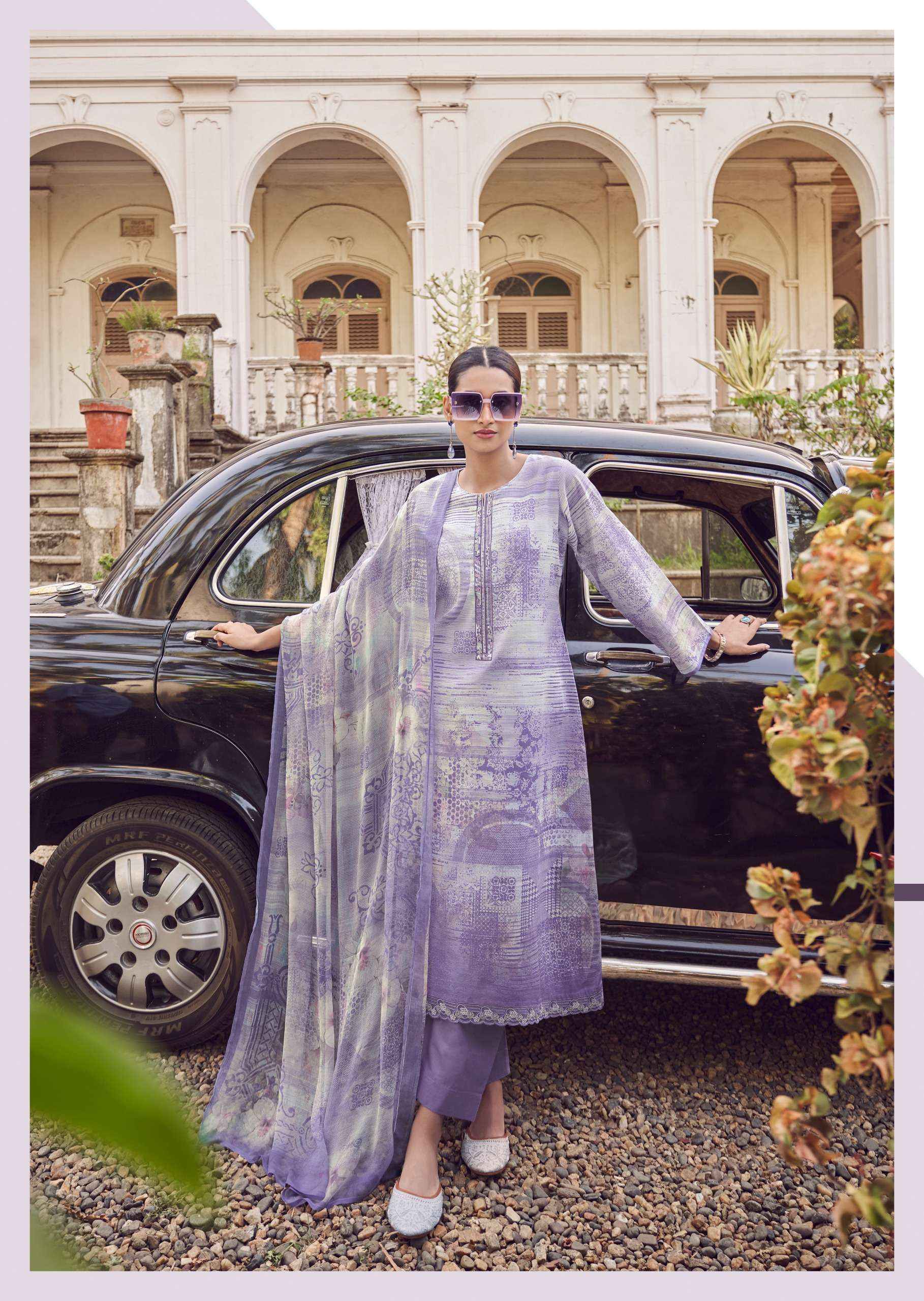 PRM TRENDZ NOORIN LINEN COTTON SUITS ( 8 PCS CATALOG )