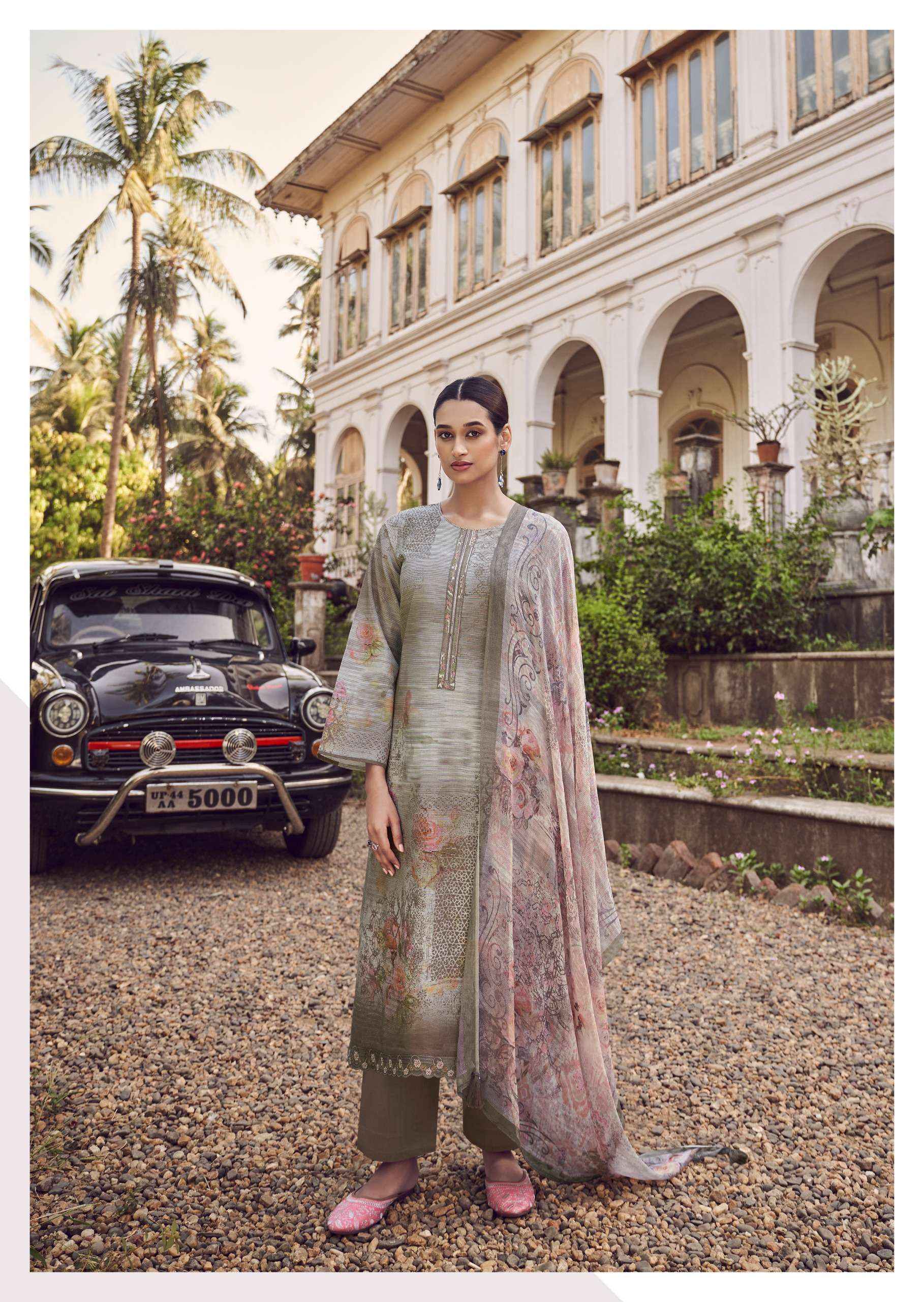 PRM TRENDZ NOORIN LINEN COTTON SUITS ( 8 PCS CATALOG )