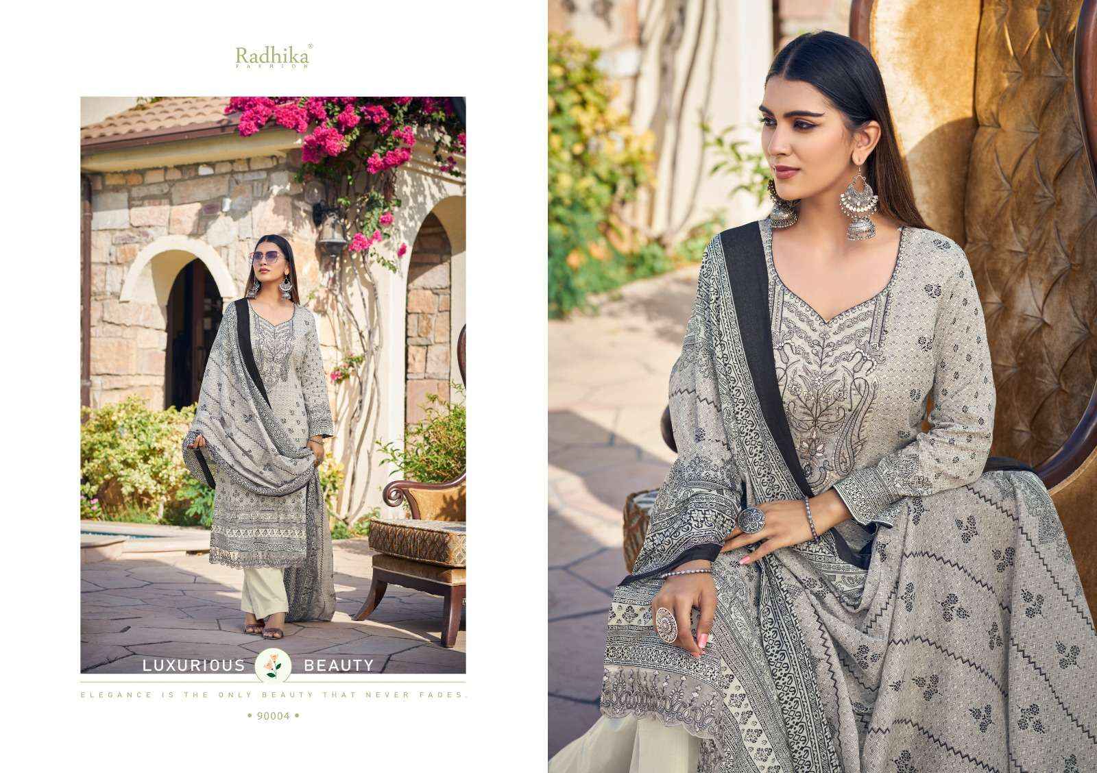 RADHIKA FASHION AZARA ARIAA COTTON DRESS MATERIAL ( 6 PCS CATALOG )